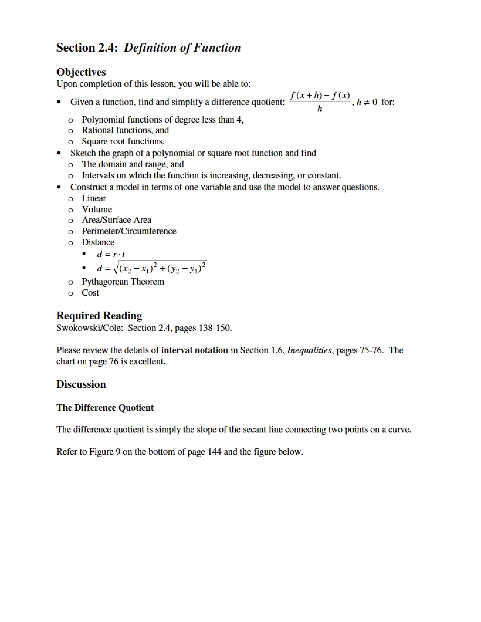 Function Definition