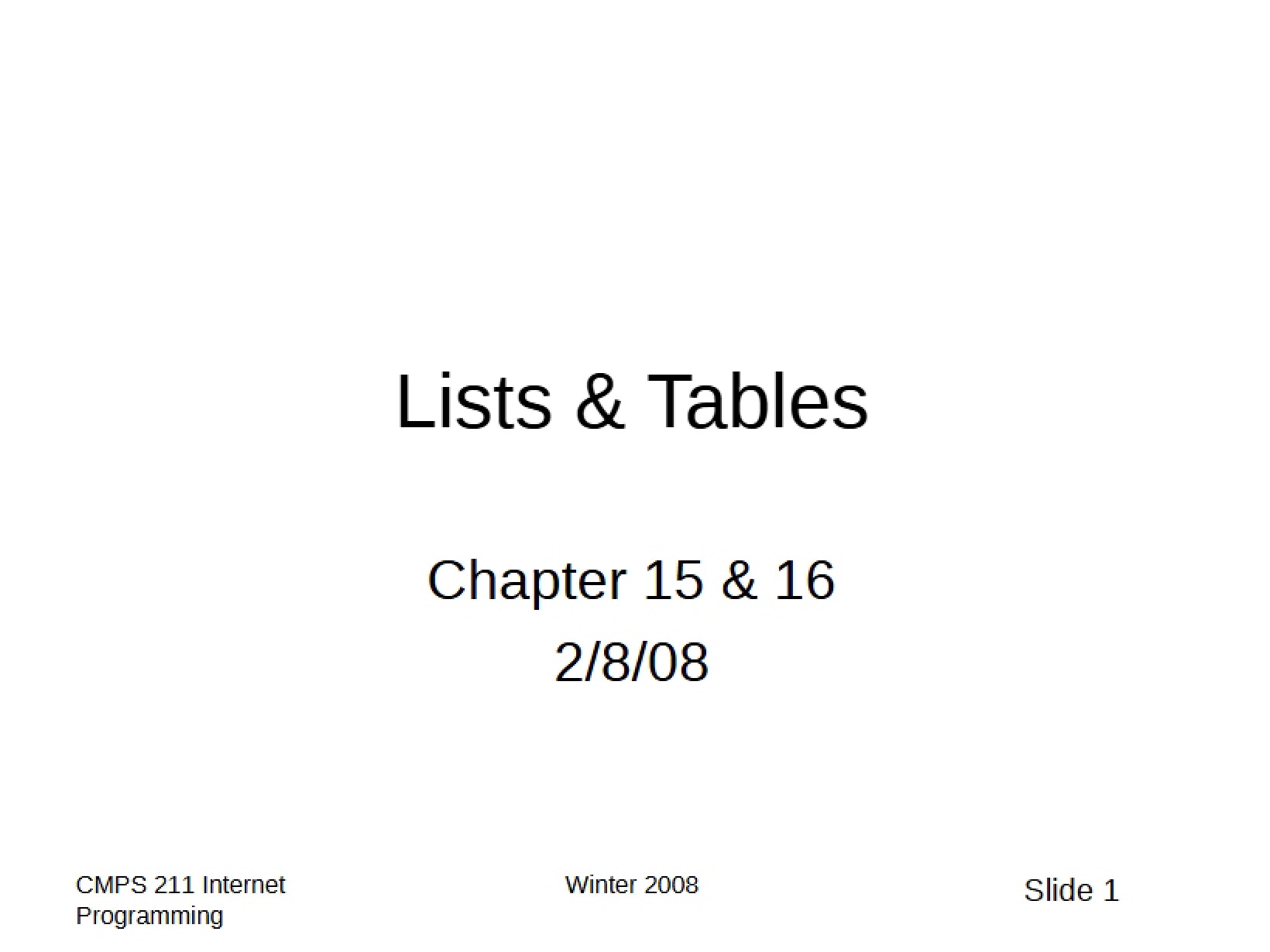 Chapters Fifteen and Sixteen Web Design