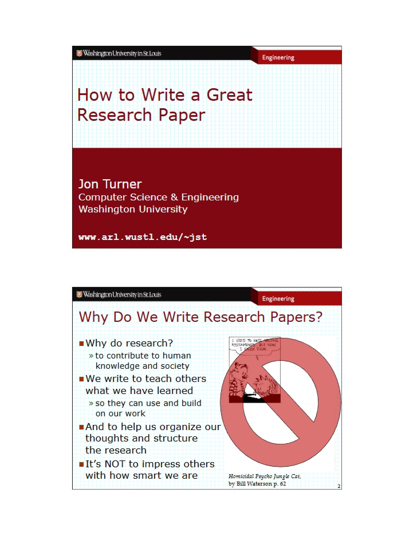 Writing a Great Research Paper