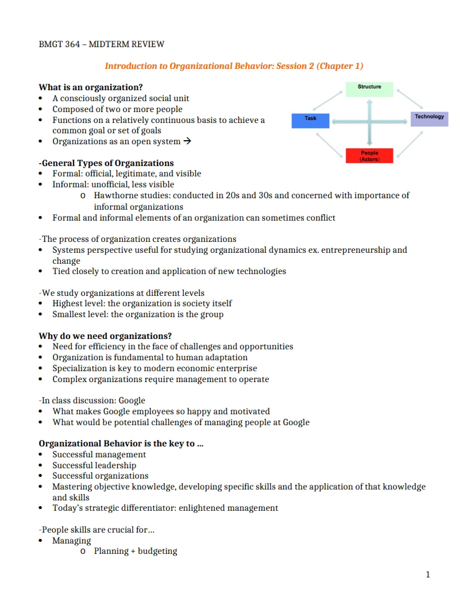 Course Study Guide
