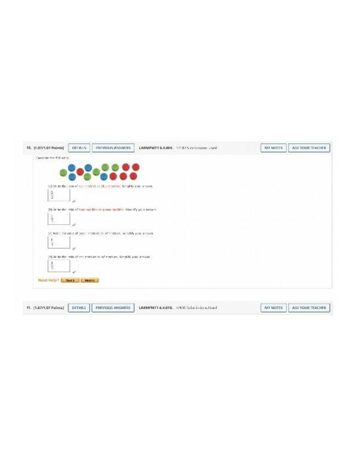 Ratio of Marbles - Simplify and Solve