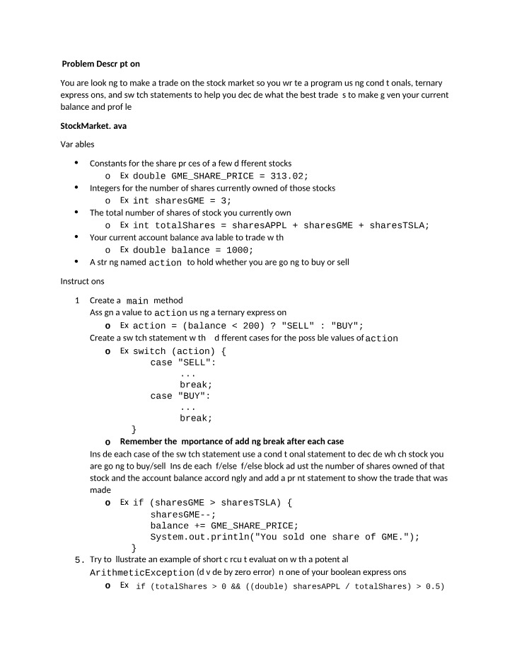 Guide to Using Conditionals for Making Stock Market Trades