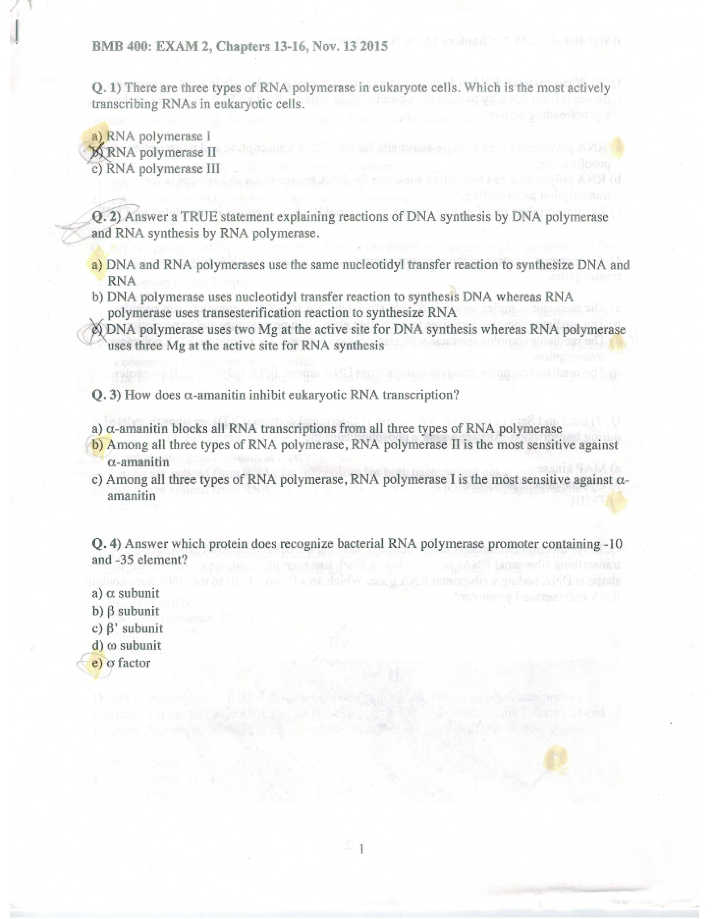 Test II