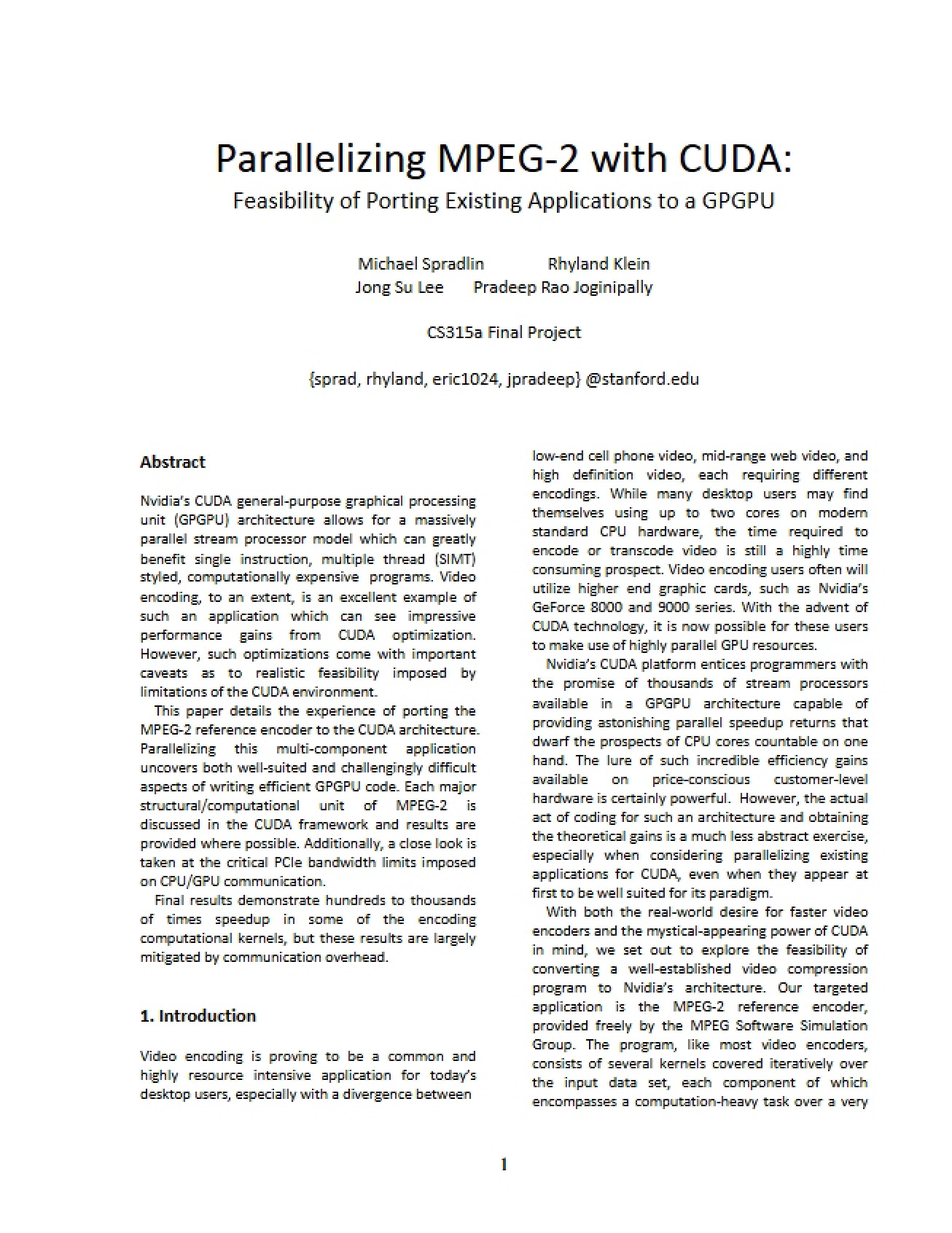 Parallel Computer Architecture and Programming Study Notes (Set 1)