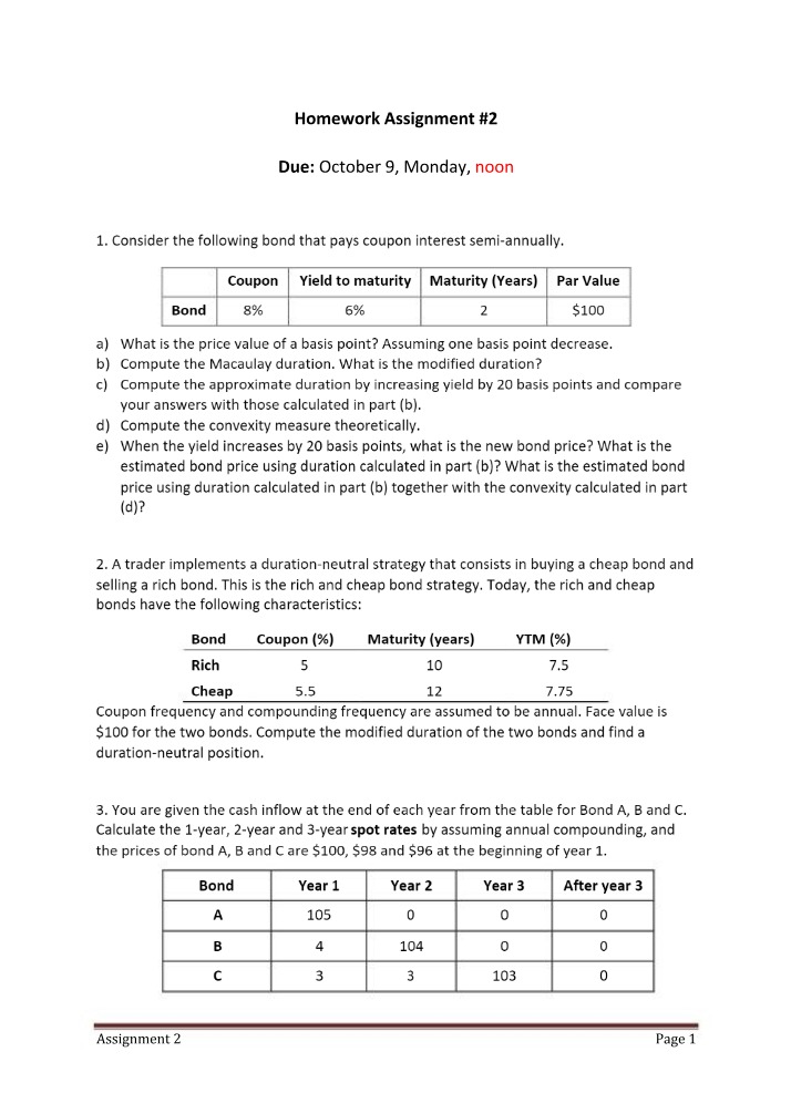 Assignment 2 - Homework