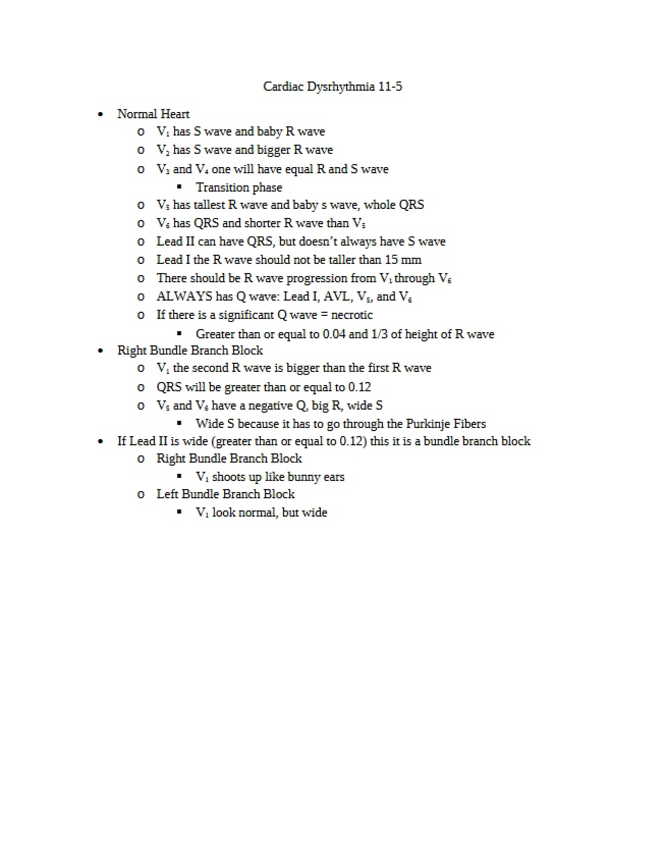 Overview of Cardiac Dysrhythmia