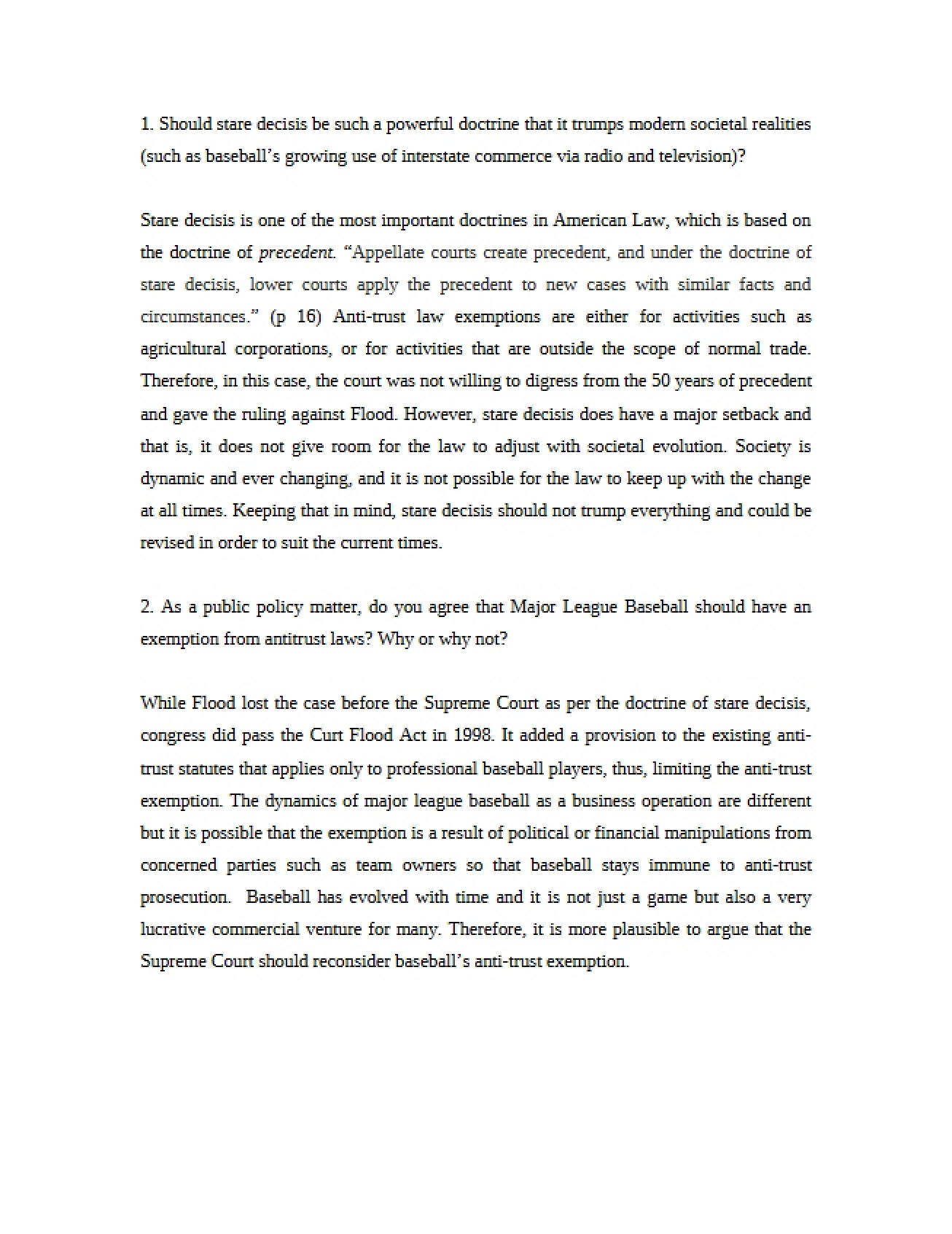Business Law Assignment