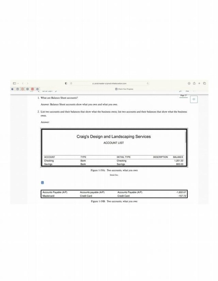 What You Own and Owe - Balance Sheet Accounts