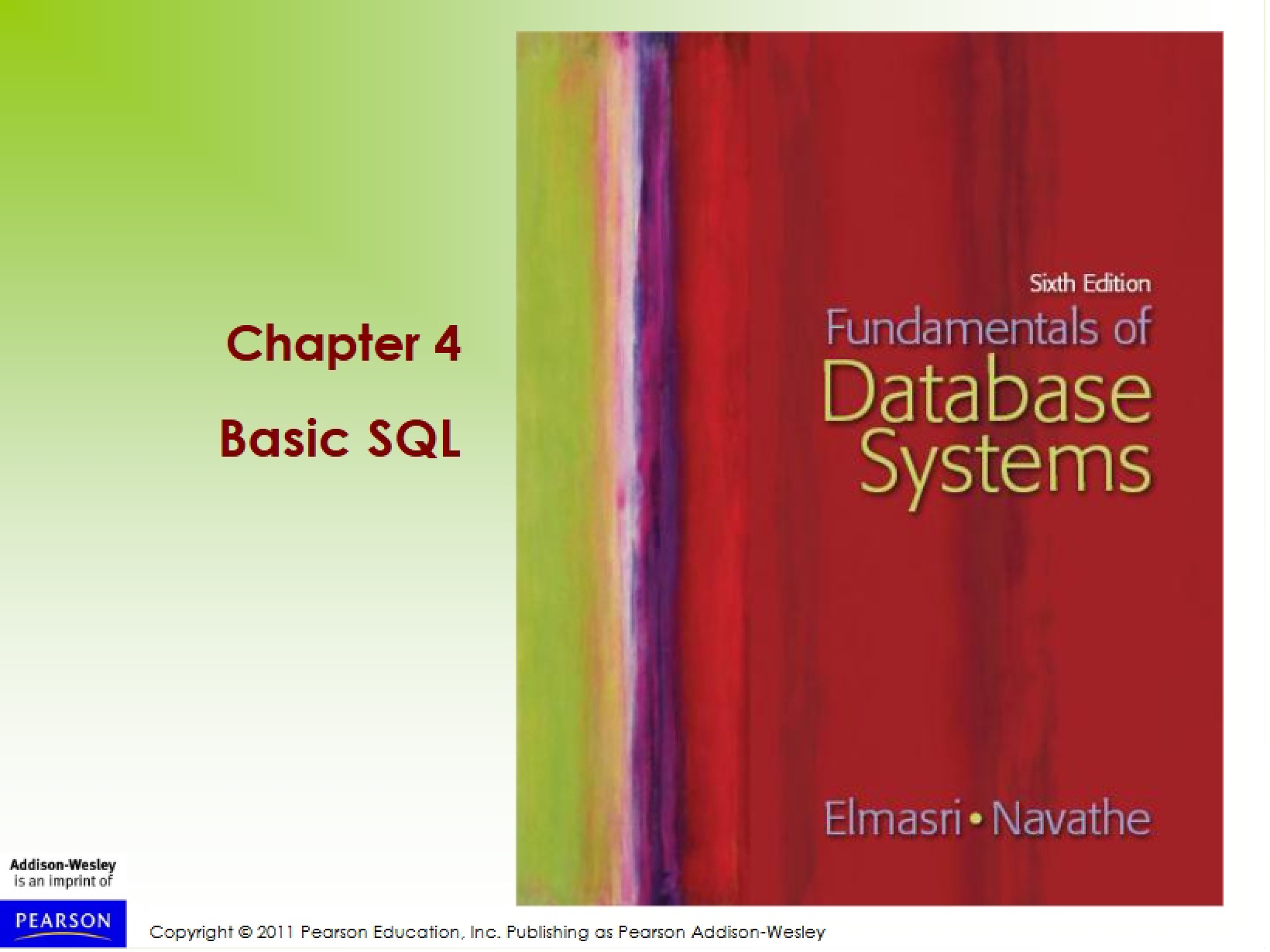 Basic SQL Chapter Four