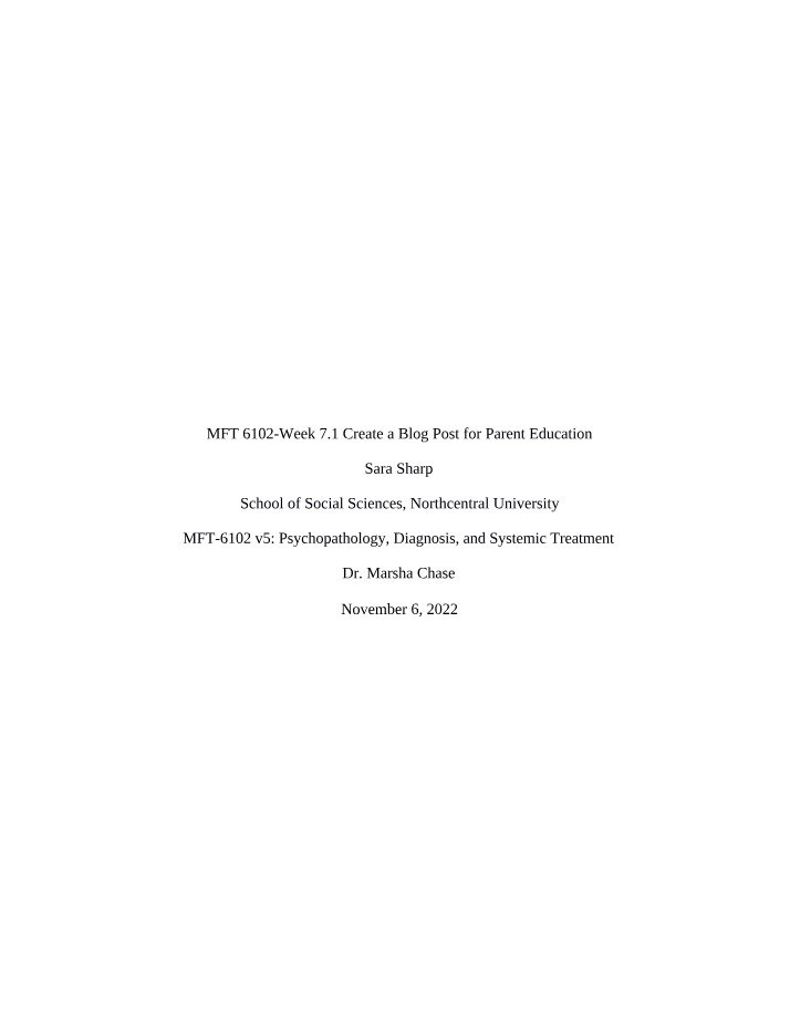 ADHD in Children - Understanding and Managing