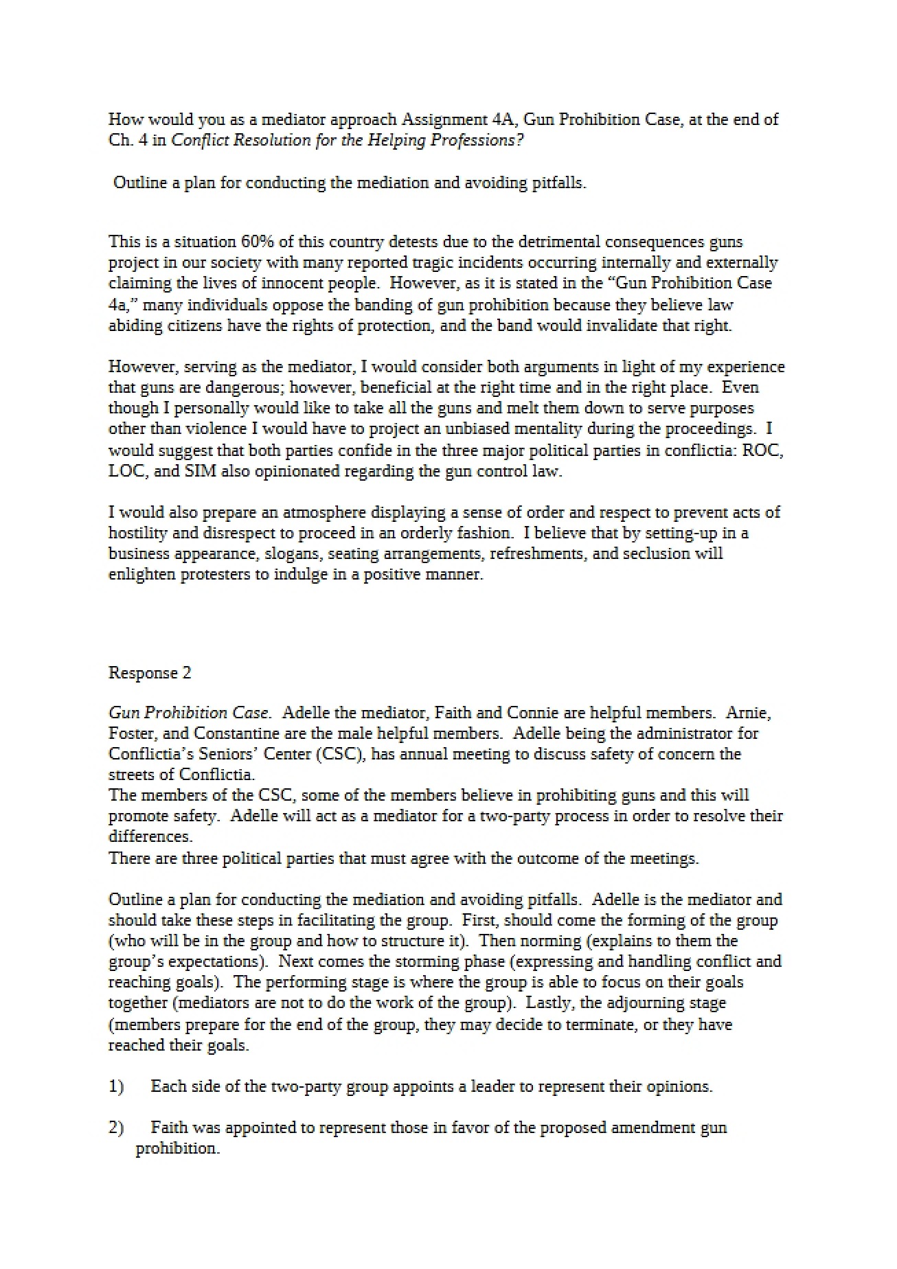 Case on Gun Prohibition