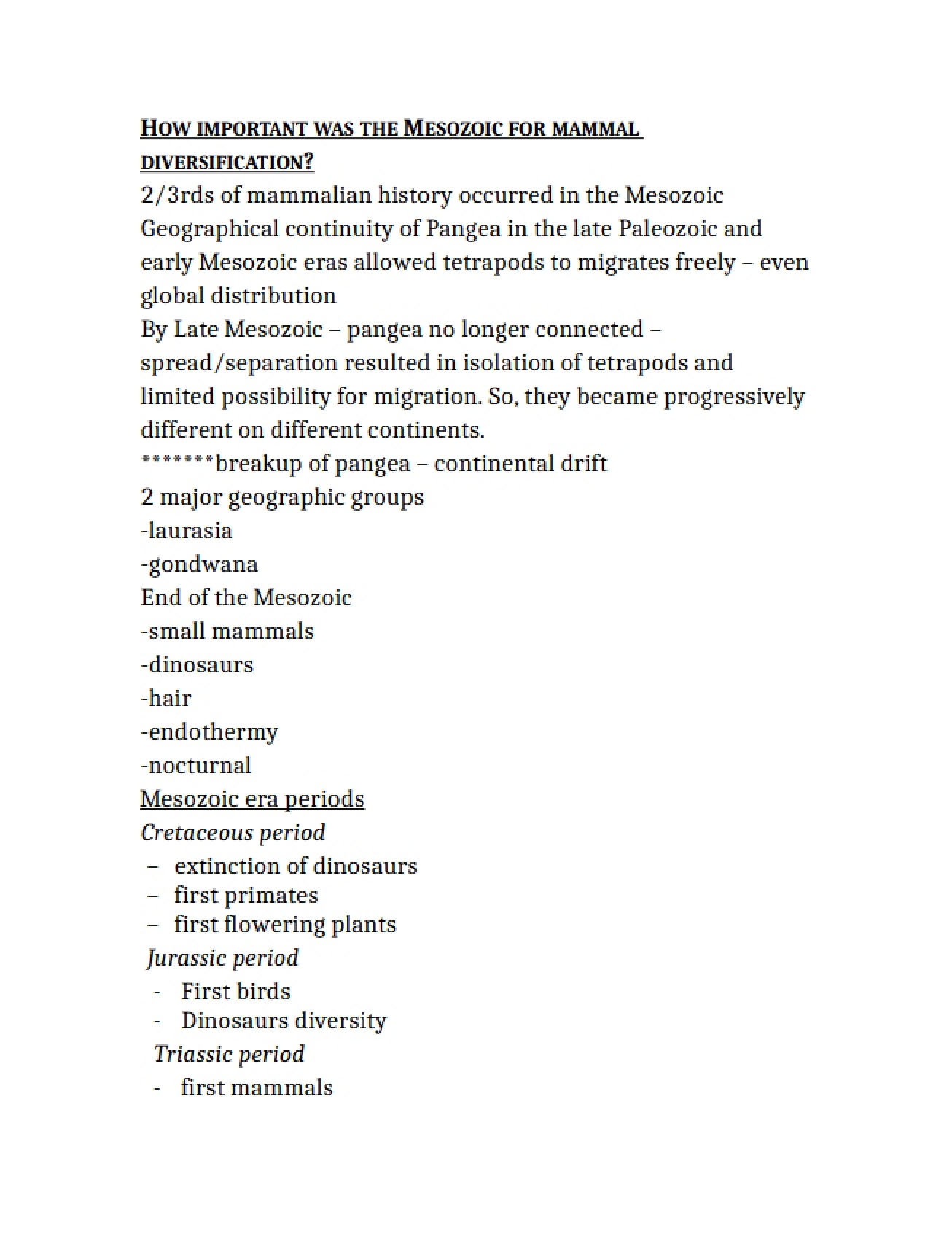Lecture 7 Review