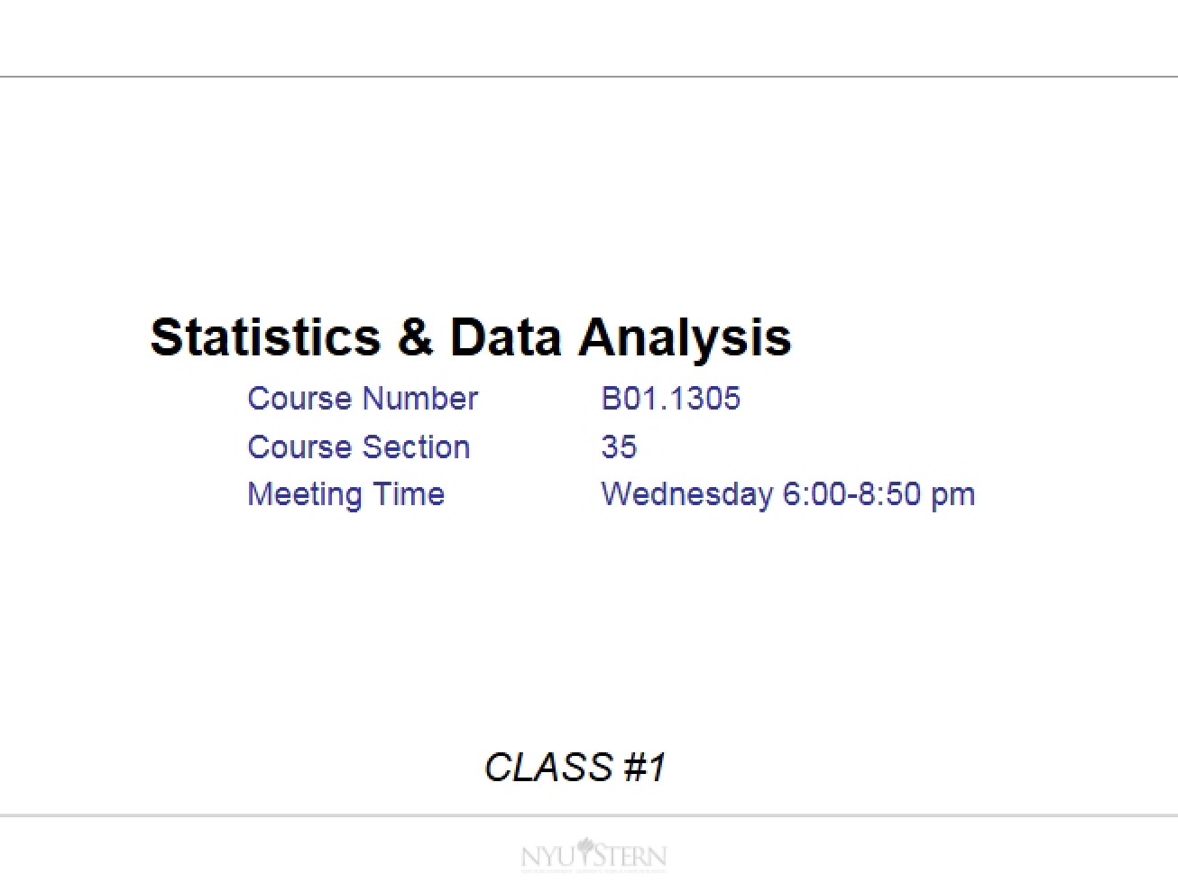 Data Analysis and Statistics