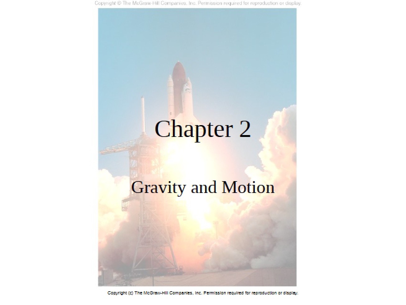 Motion and Gravity Chapter Two