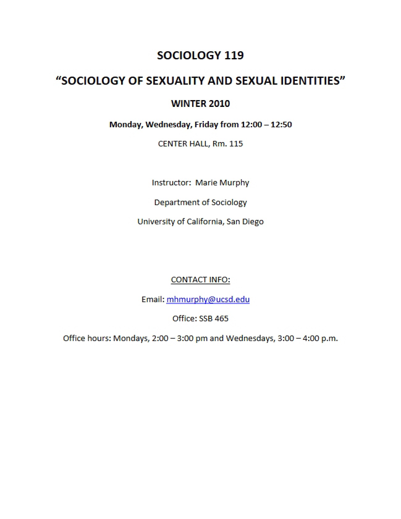 Sexual Identities and Sexuality Curriculum