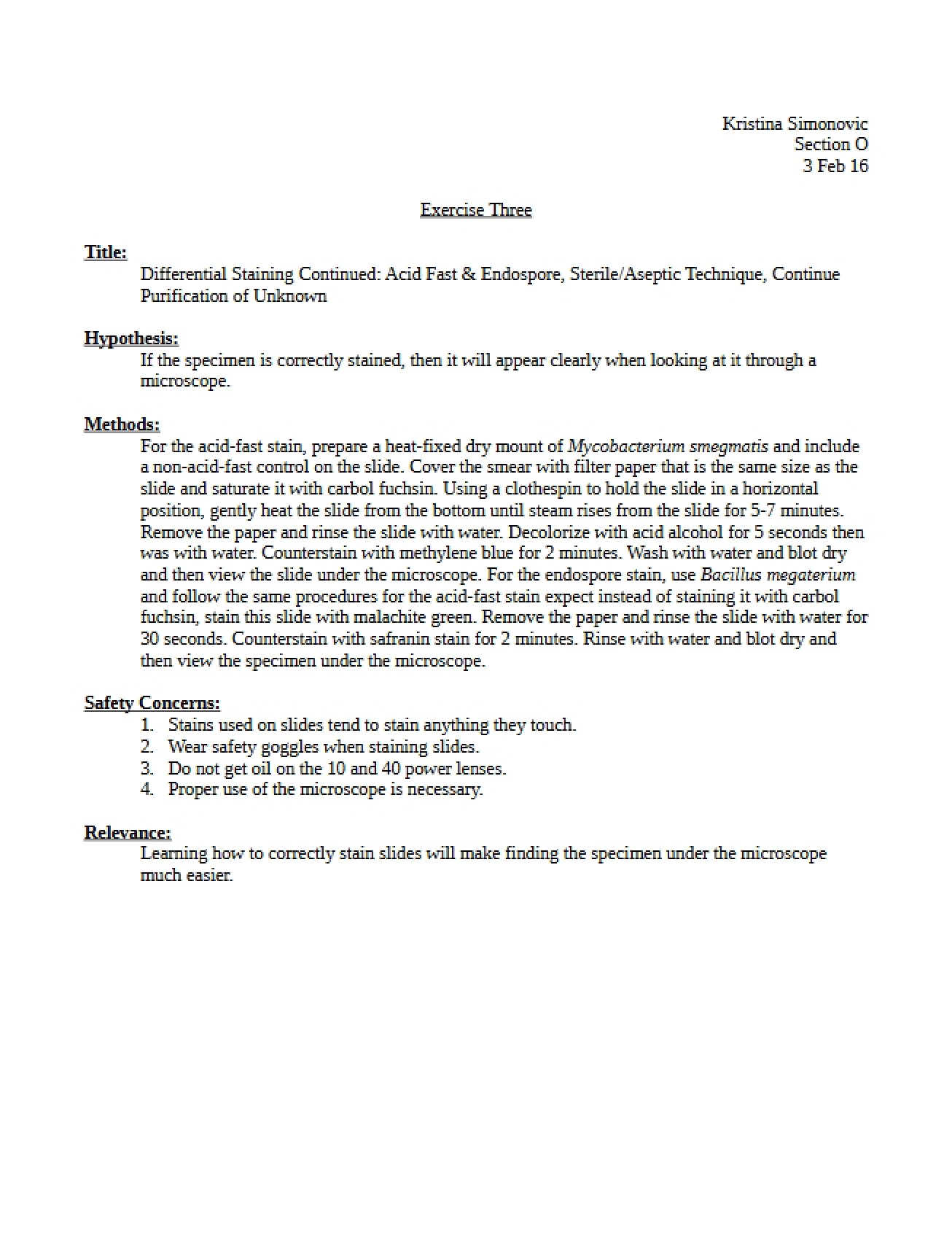 Prelab Assignment 3