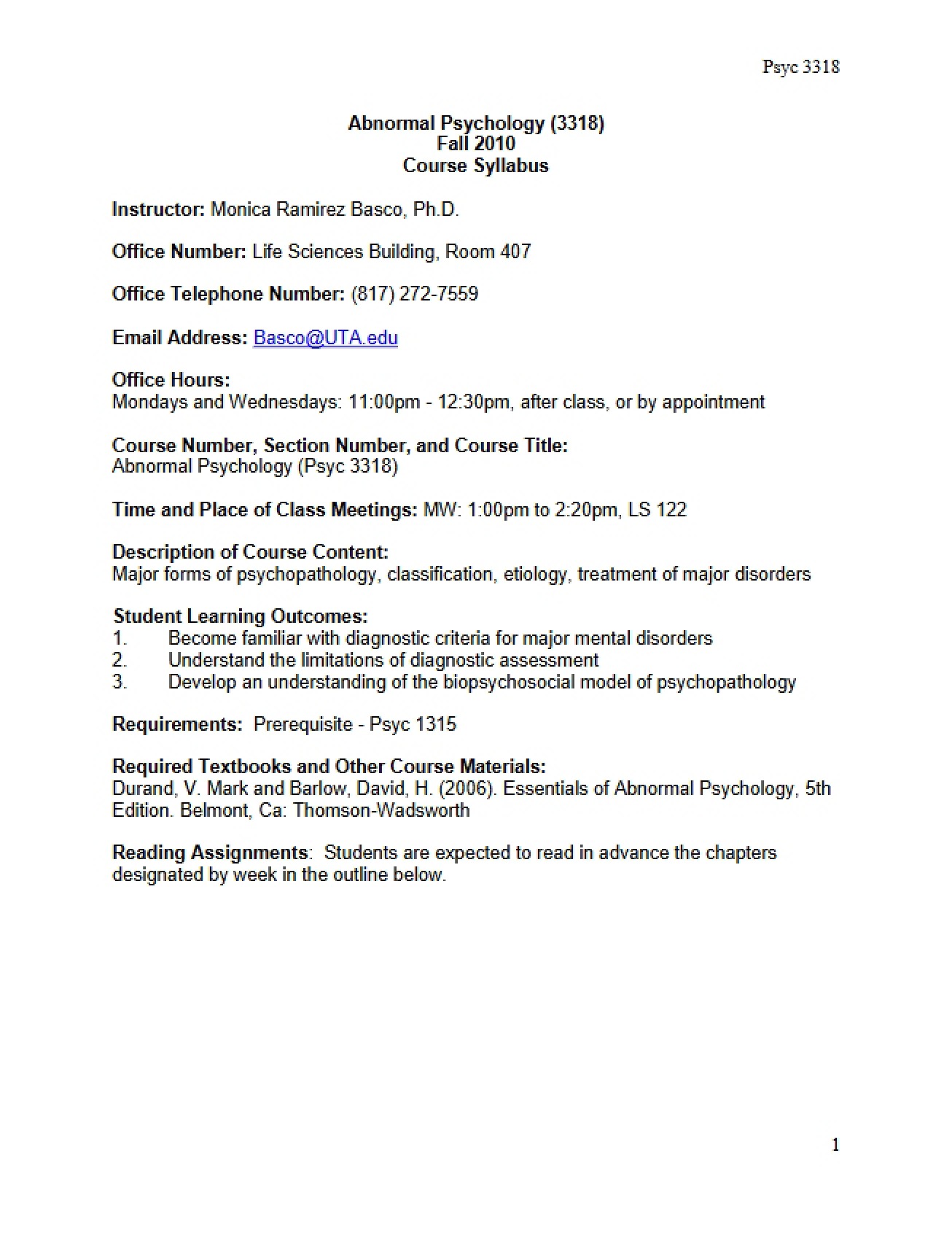 Syllabus BB