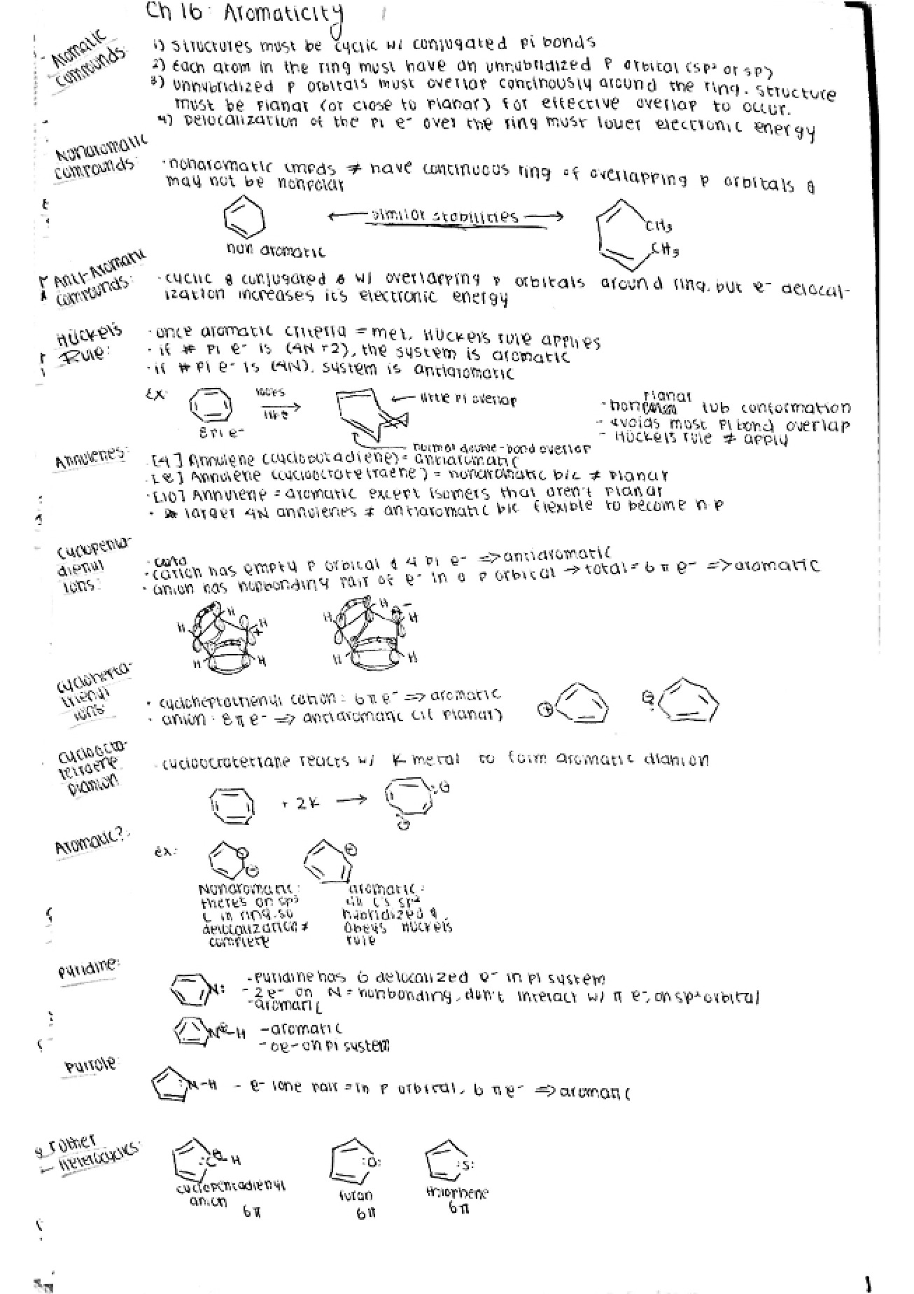 Organic Chemistry 2 Lecture Notes - CHEM 2313