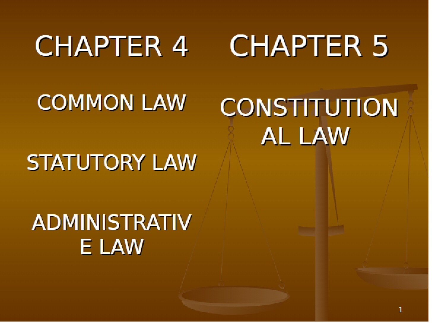 Business Legal Environment Ch 4-5 (Sec 3 PPT 2) - Legal Environment of Business
