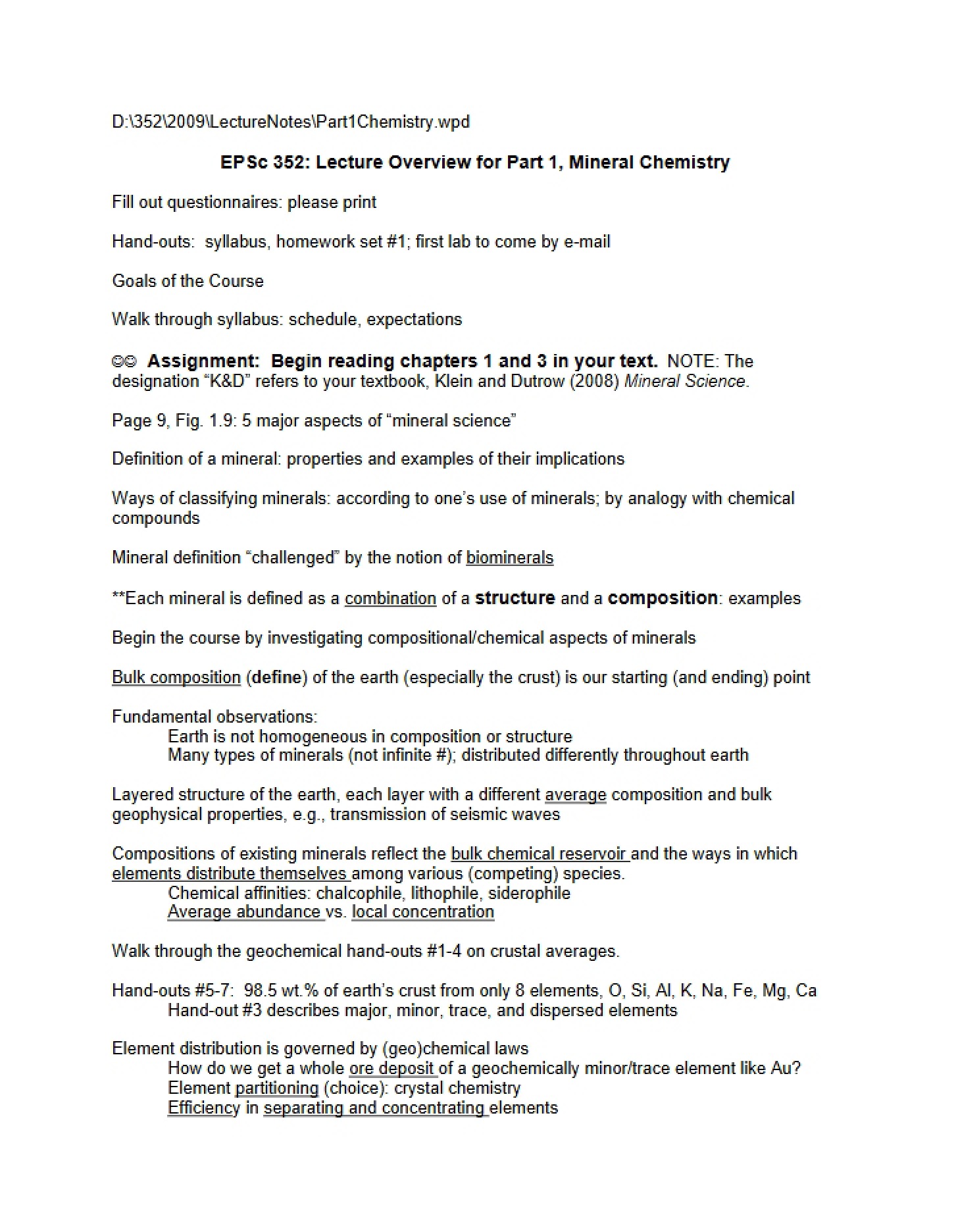 Phase Diagrams Part Two Lecture Summary