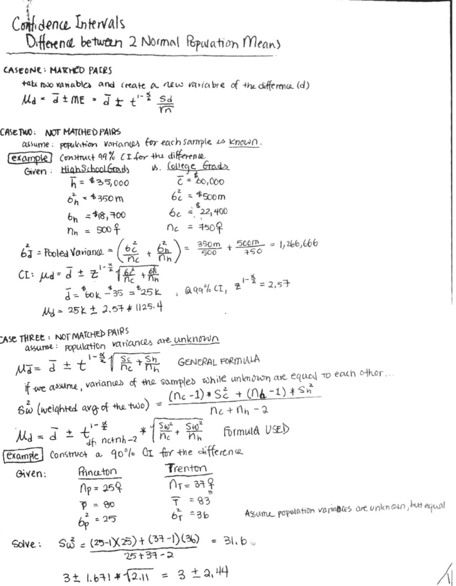 Notes - ECON 106