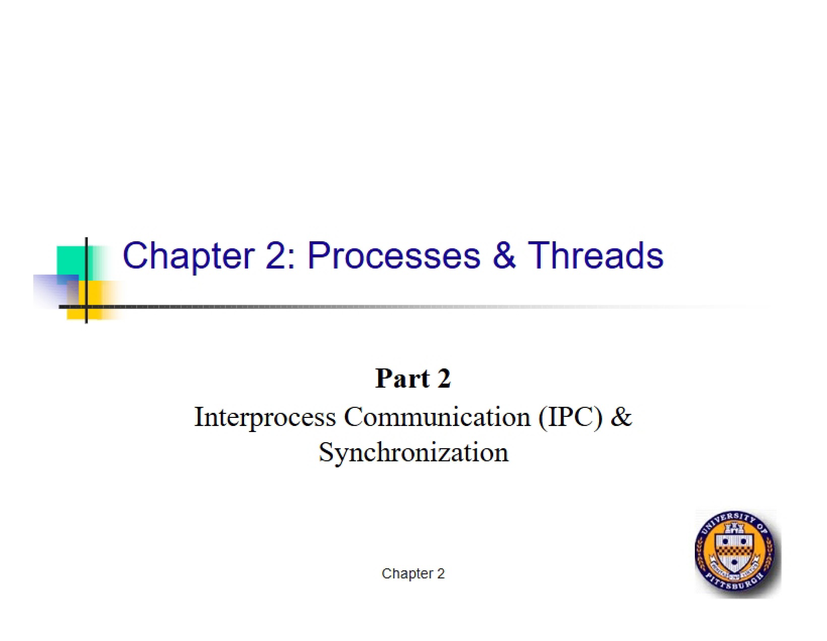 Threads and Processes