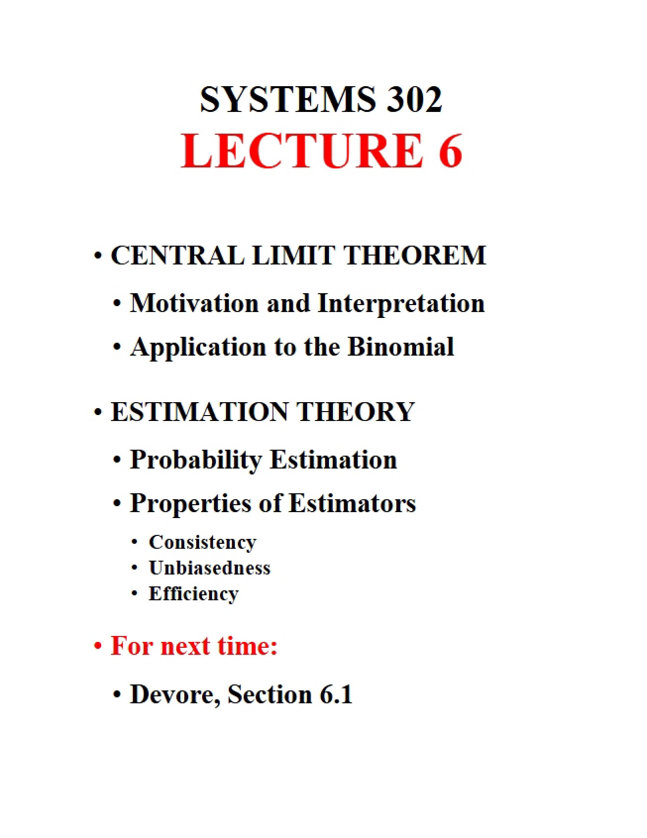 Central Limit Theorem - 9 Pages