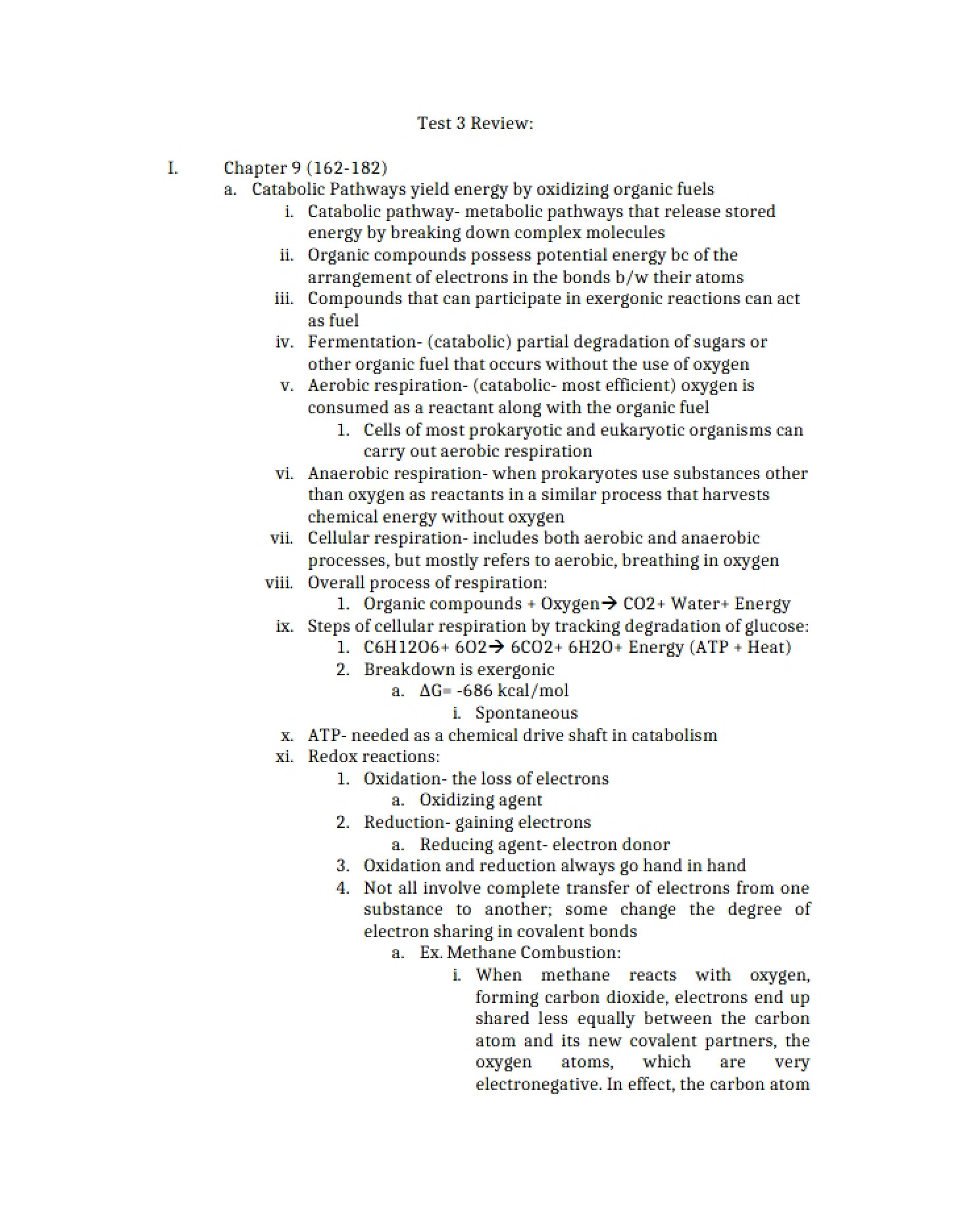 Mastery Review for Module Three
