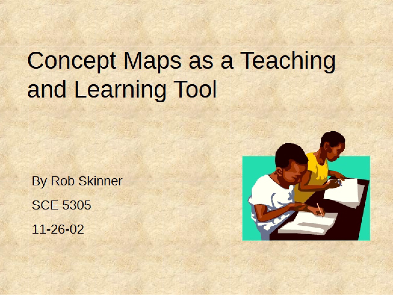 Teaching and Learning with Concept Maps