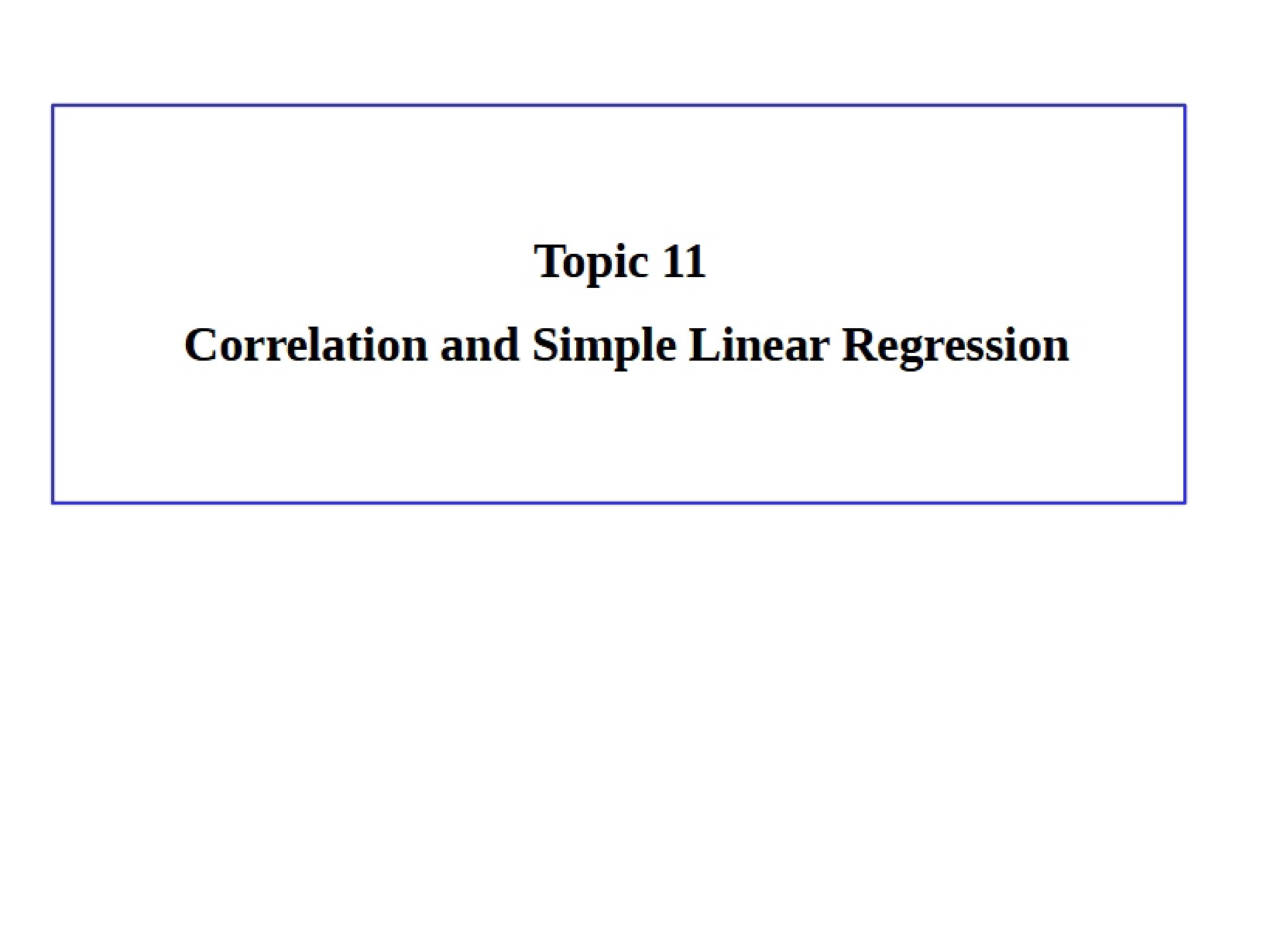 Regression Simple Linear 2
