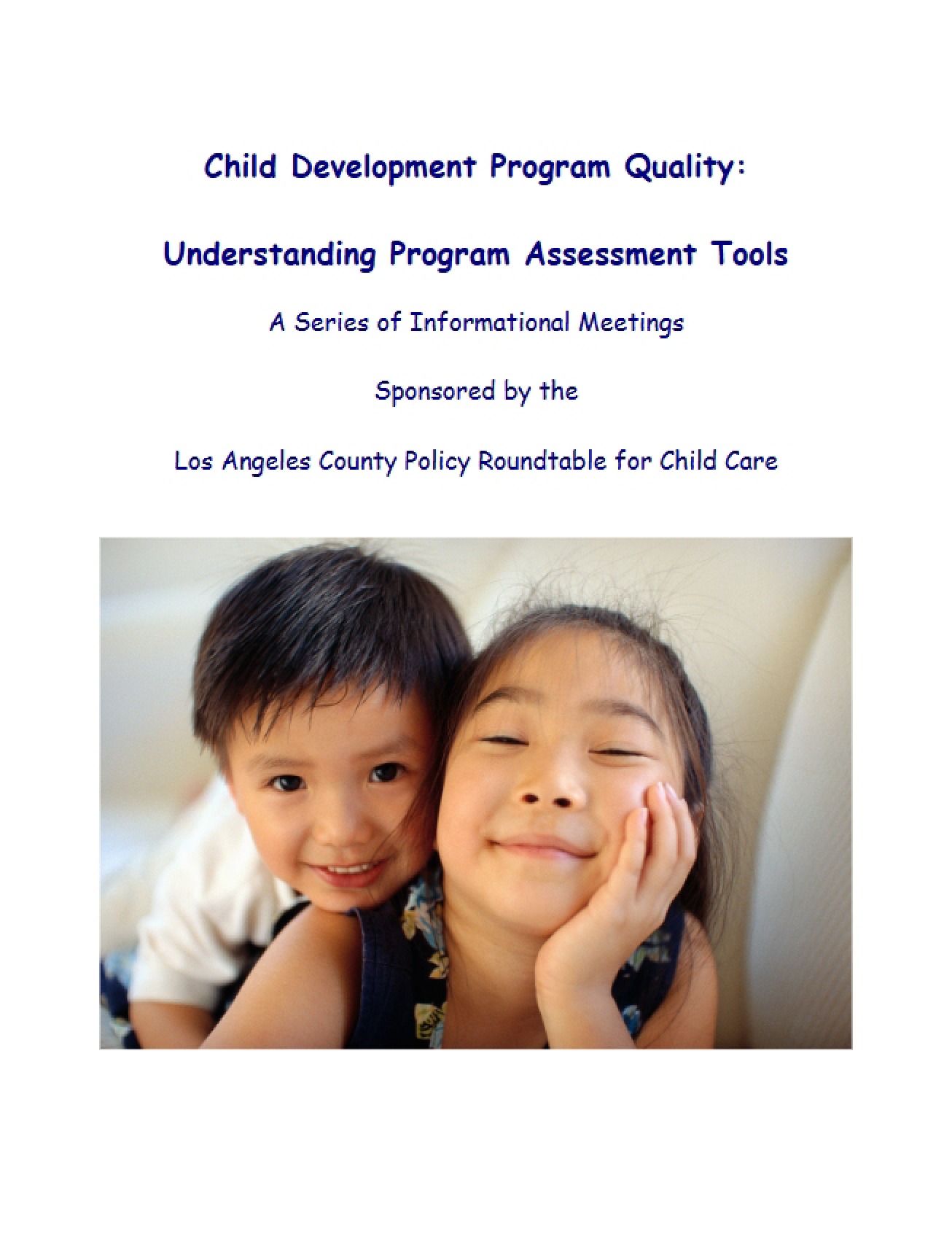 Quality of Child Development Programs