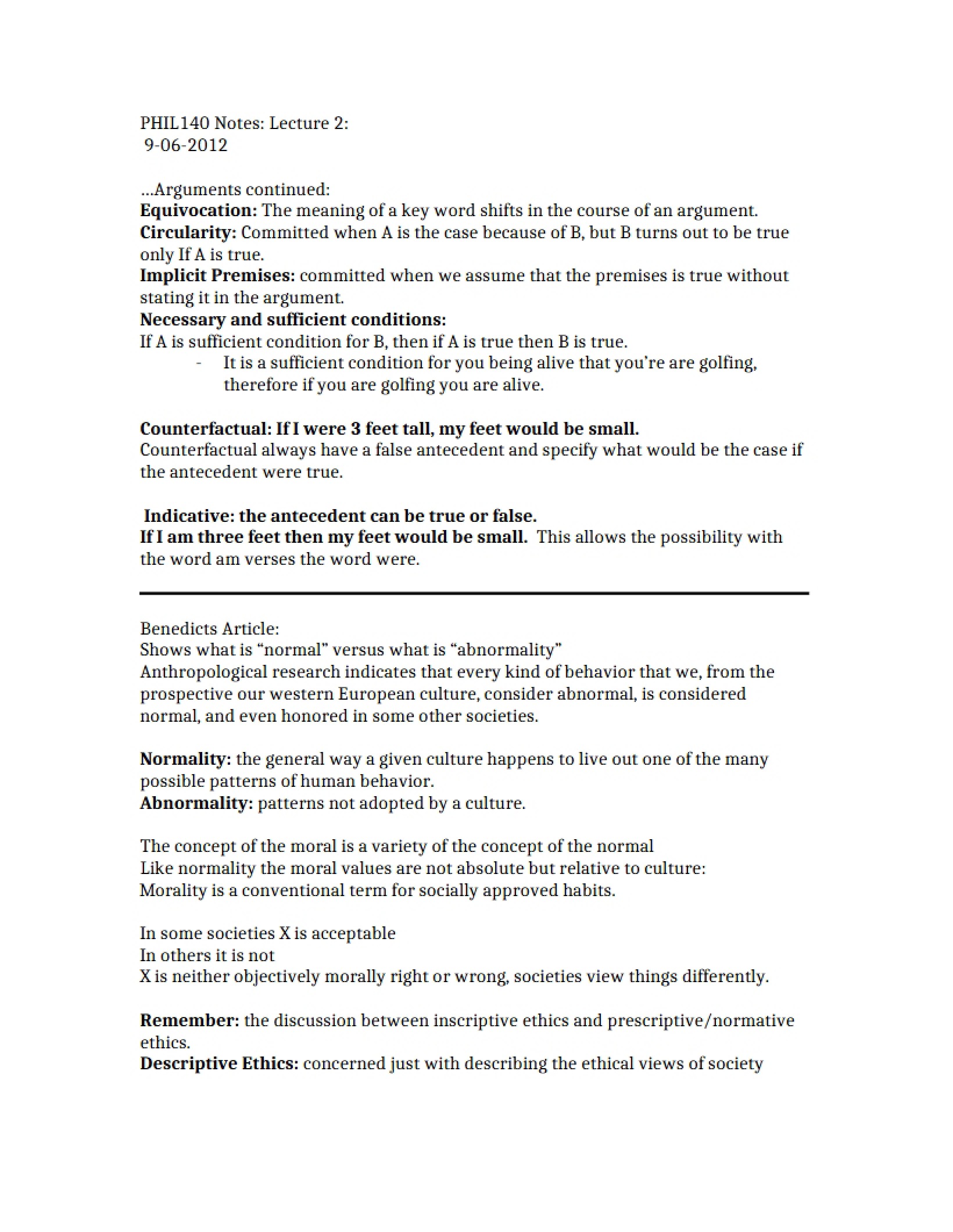 Lecture Slides and Notes