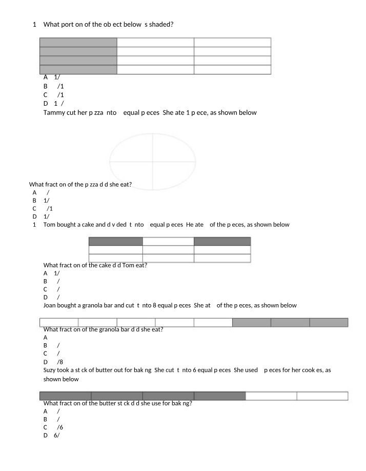 Worksheet on Fractions Word Problems