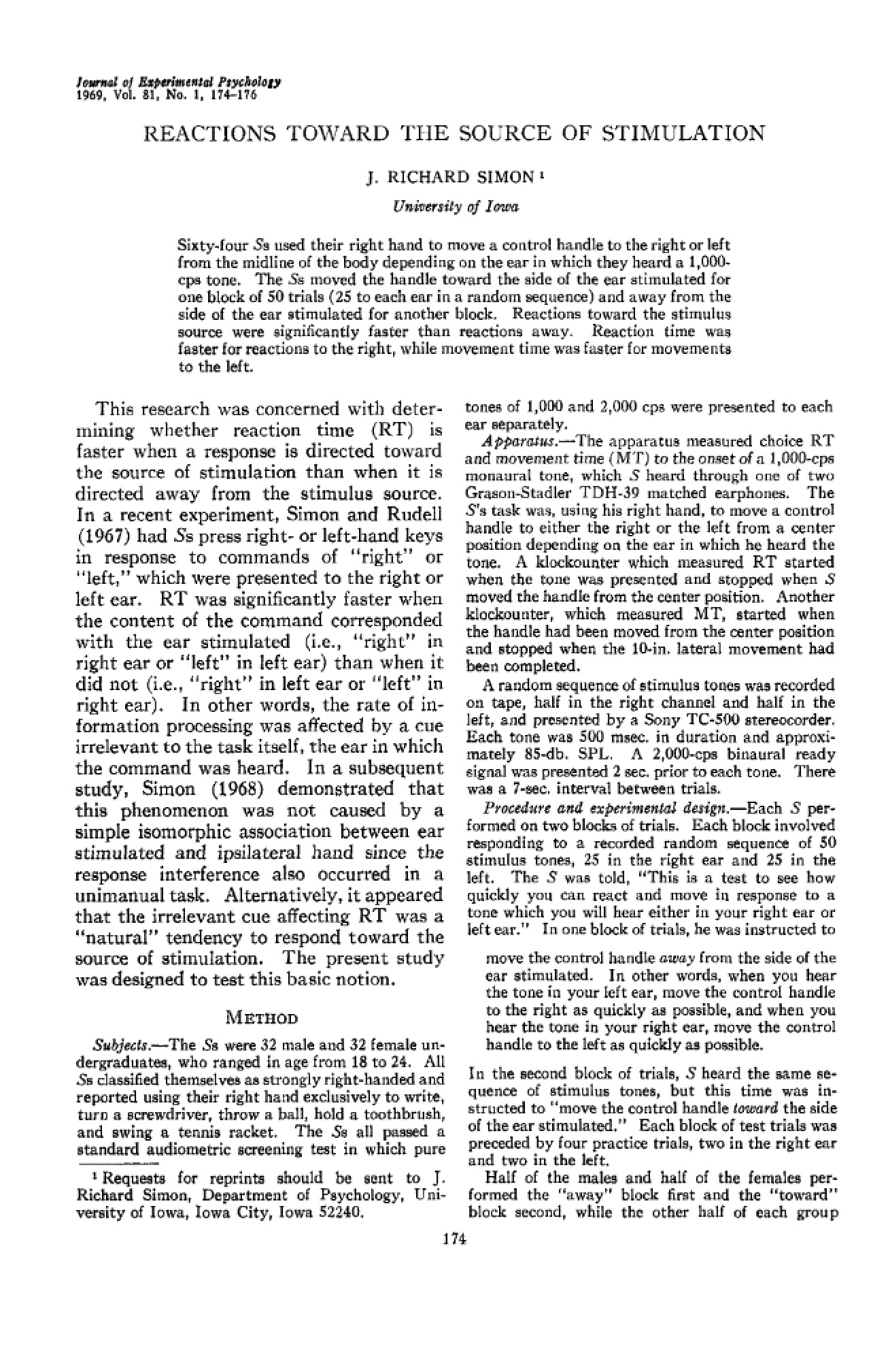 Simon's Work (1969)
