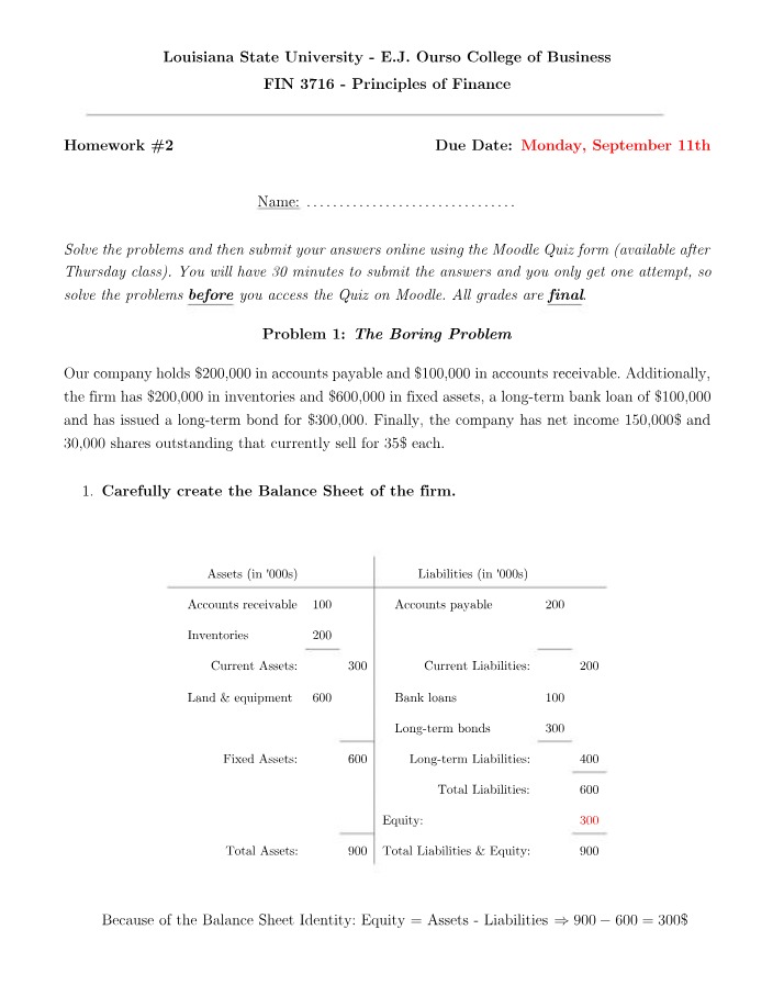 Finance HW 2