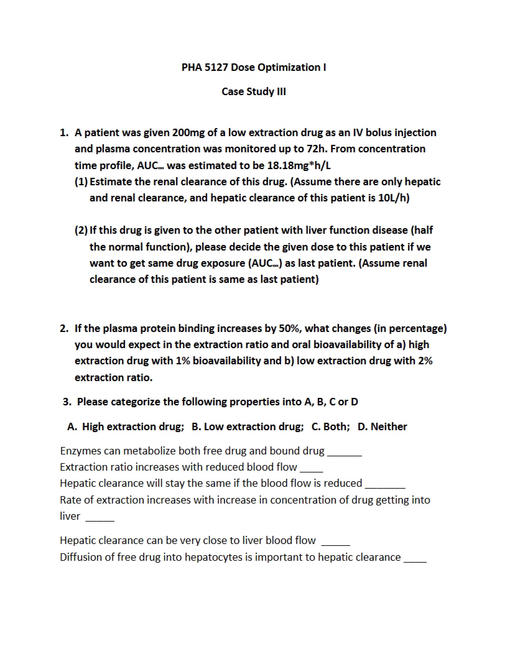 Case Study Three - 2 Pages