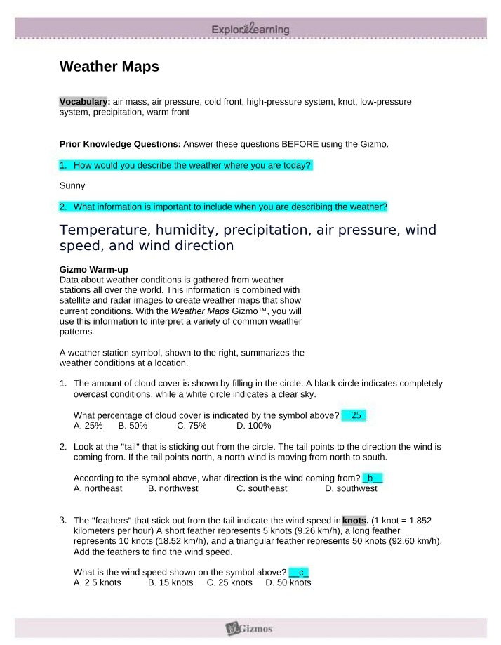 Weather Patterns - Analyzing High-Pressure Systems