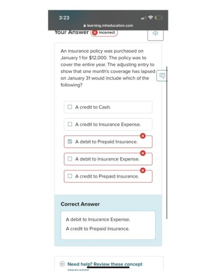 Adjusting Insurance Expense and Prepaid Insurance