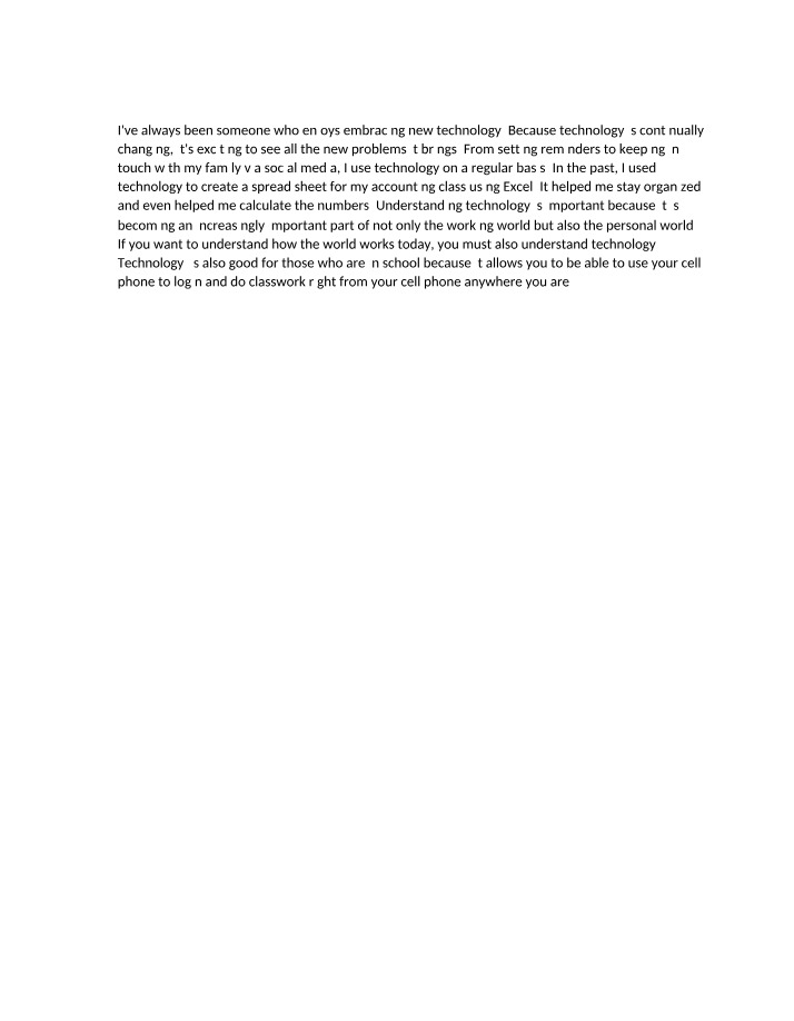 Week 7 Reflection