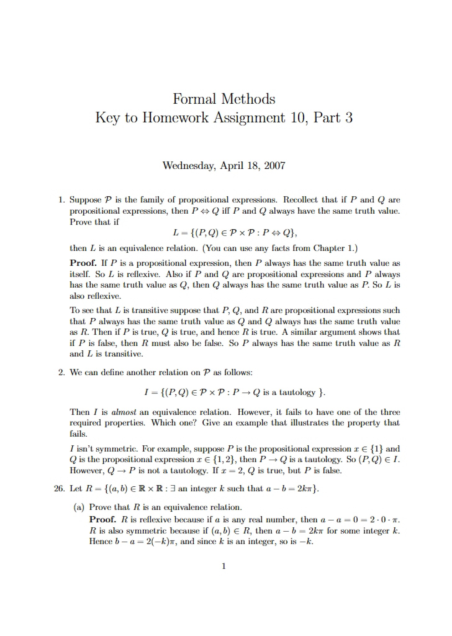 Homework Ten (MATH 300)