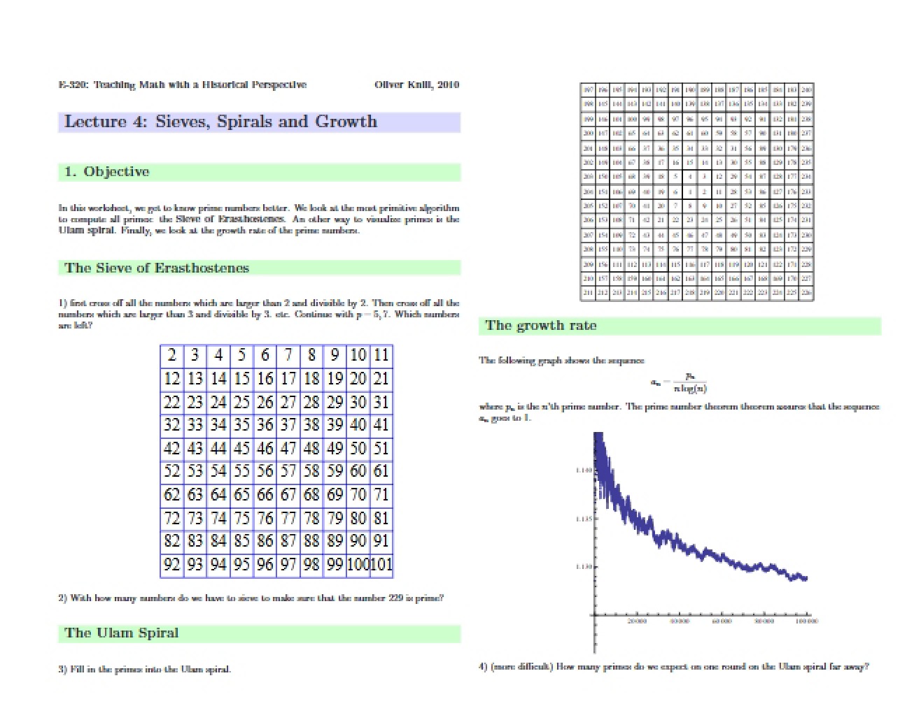 Synthetic Biology Lecture 4