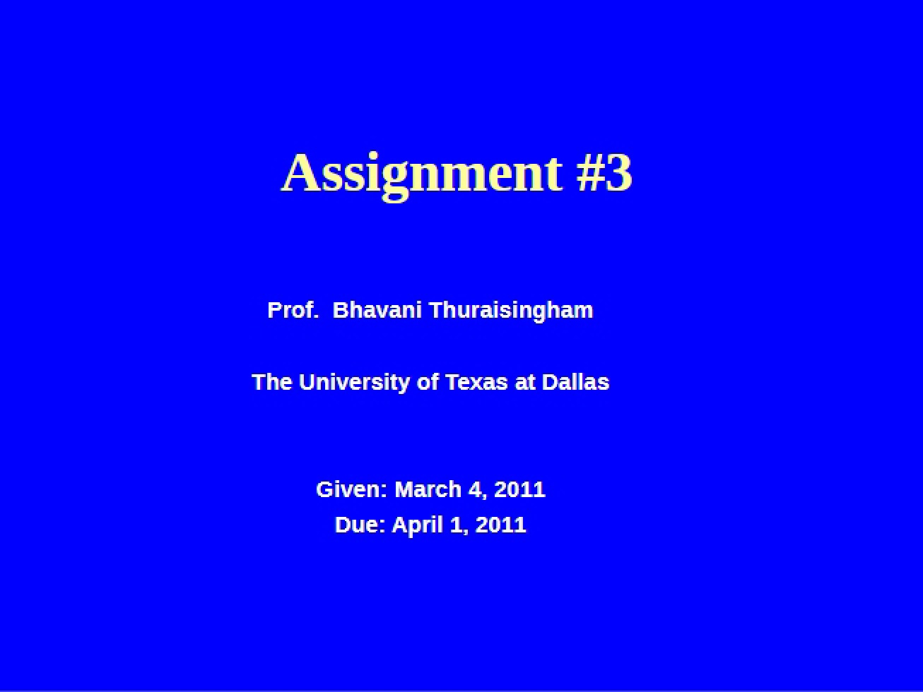 Third Assignment for Advanced Machine learning