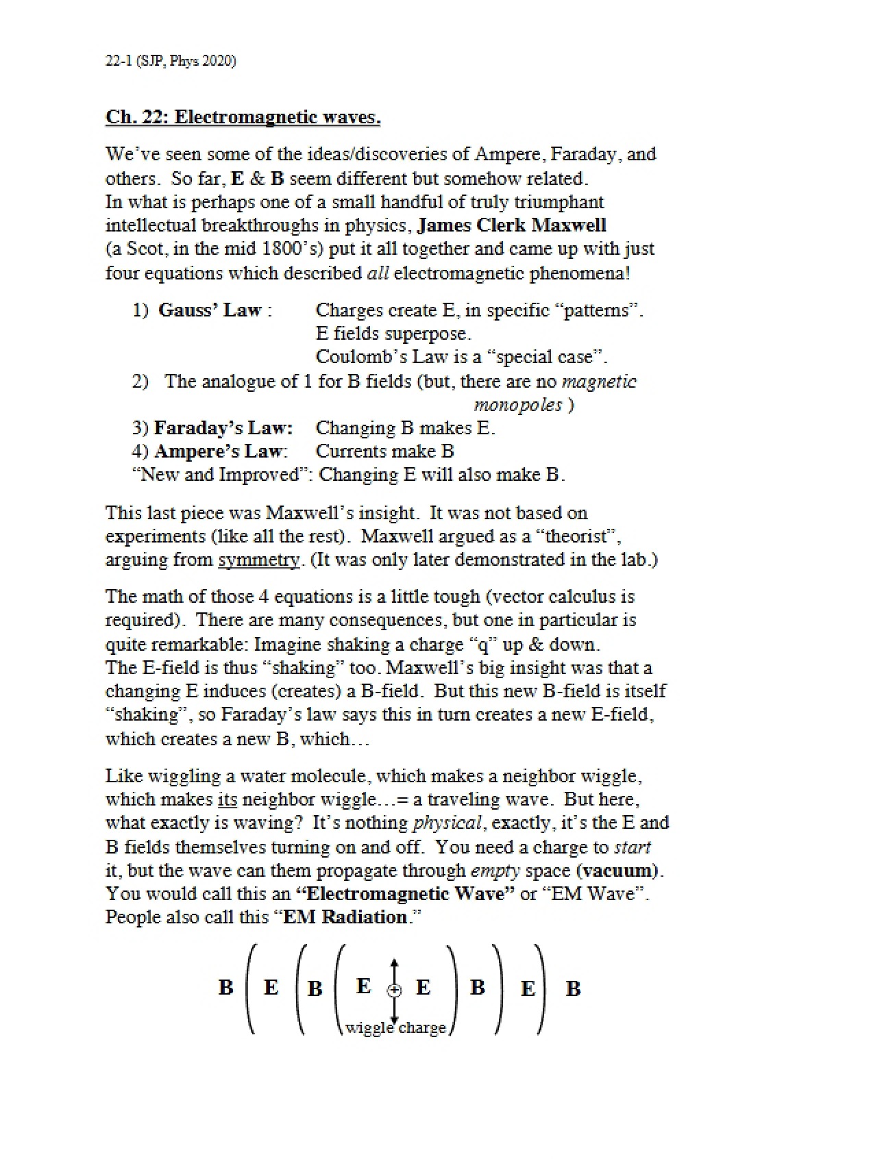 Overview of Electromagnetic Waves