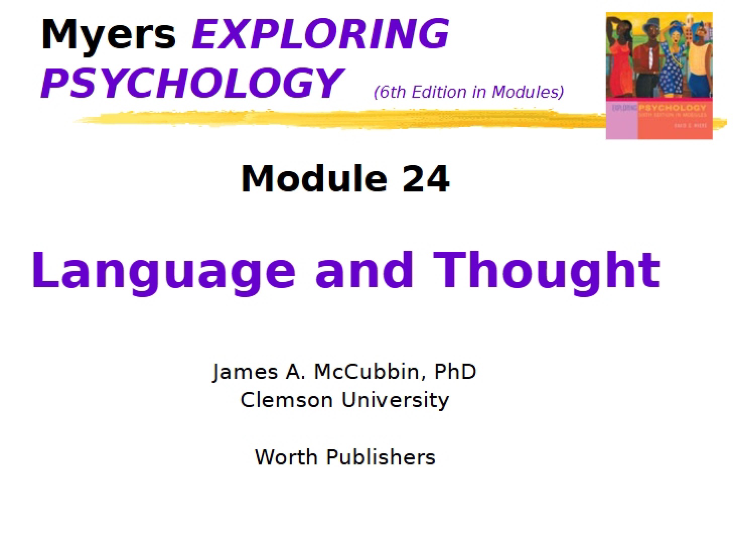 Thought and Language