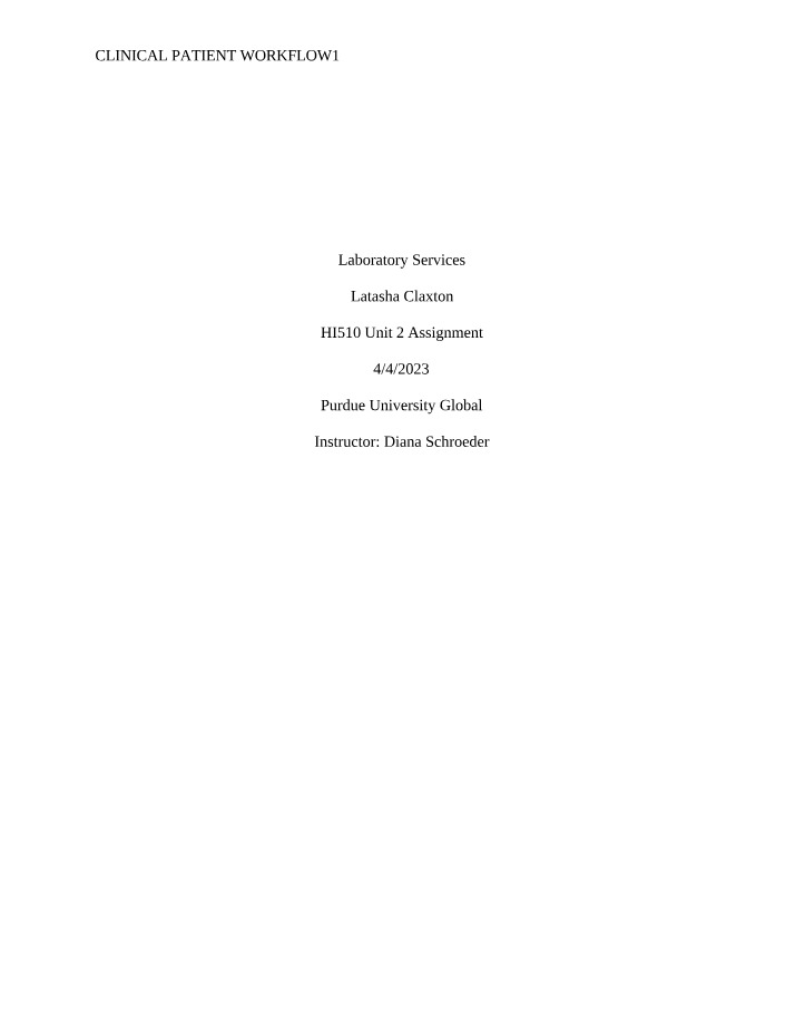 Electronic Health Records for Clinical Workflow Efficiency