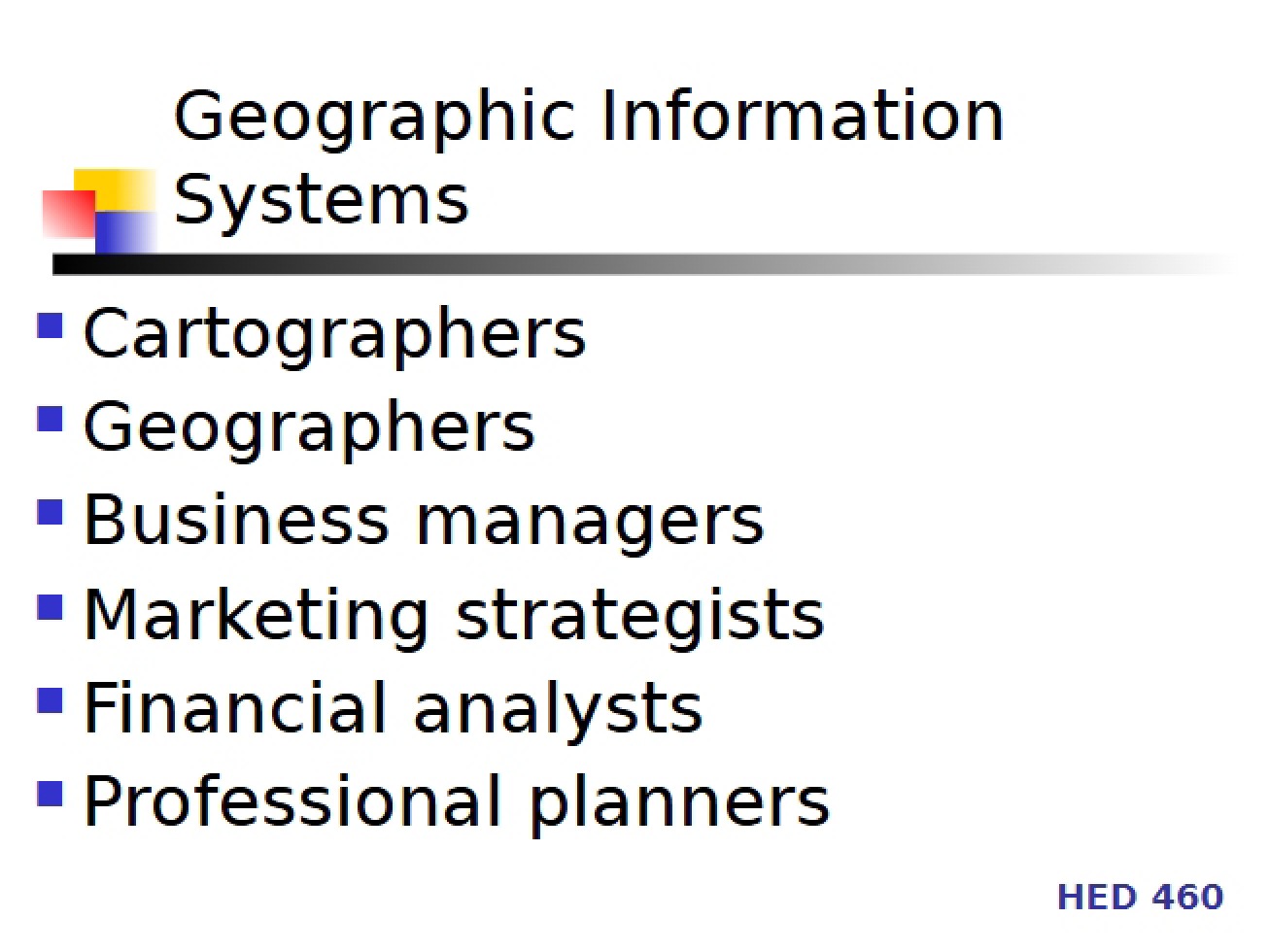 GIS Overview
