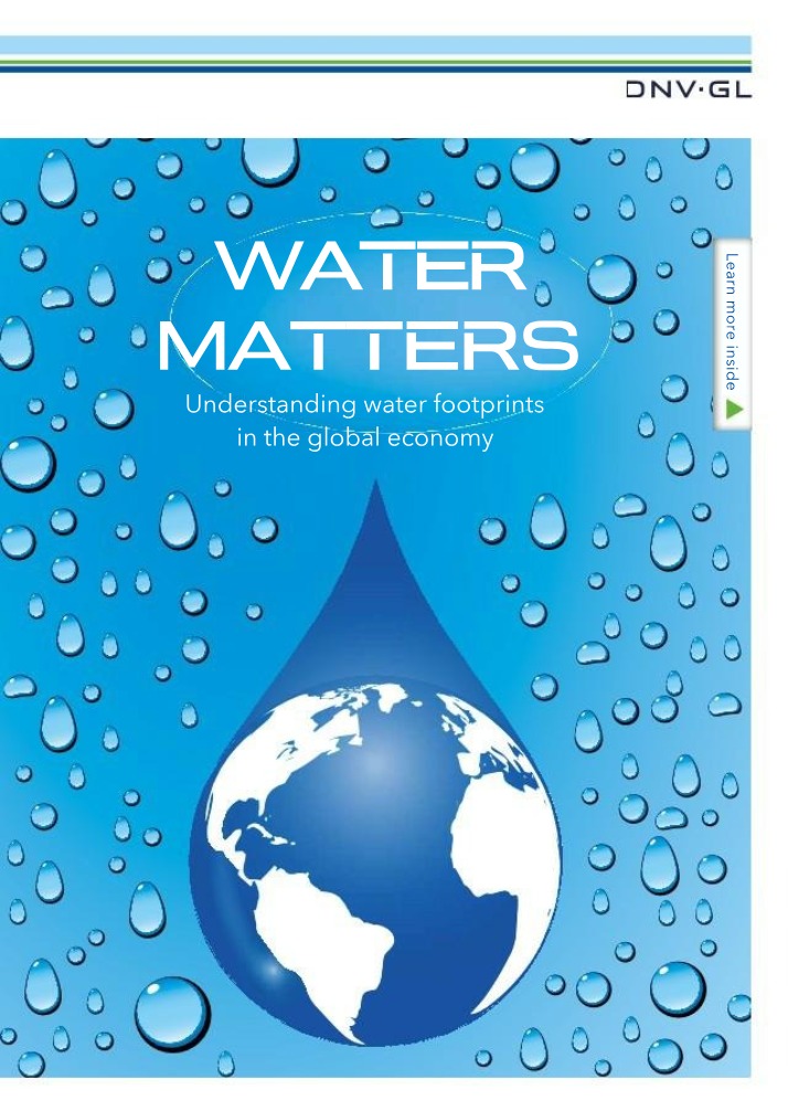 DNVGL Water Footprint Brochure