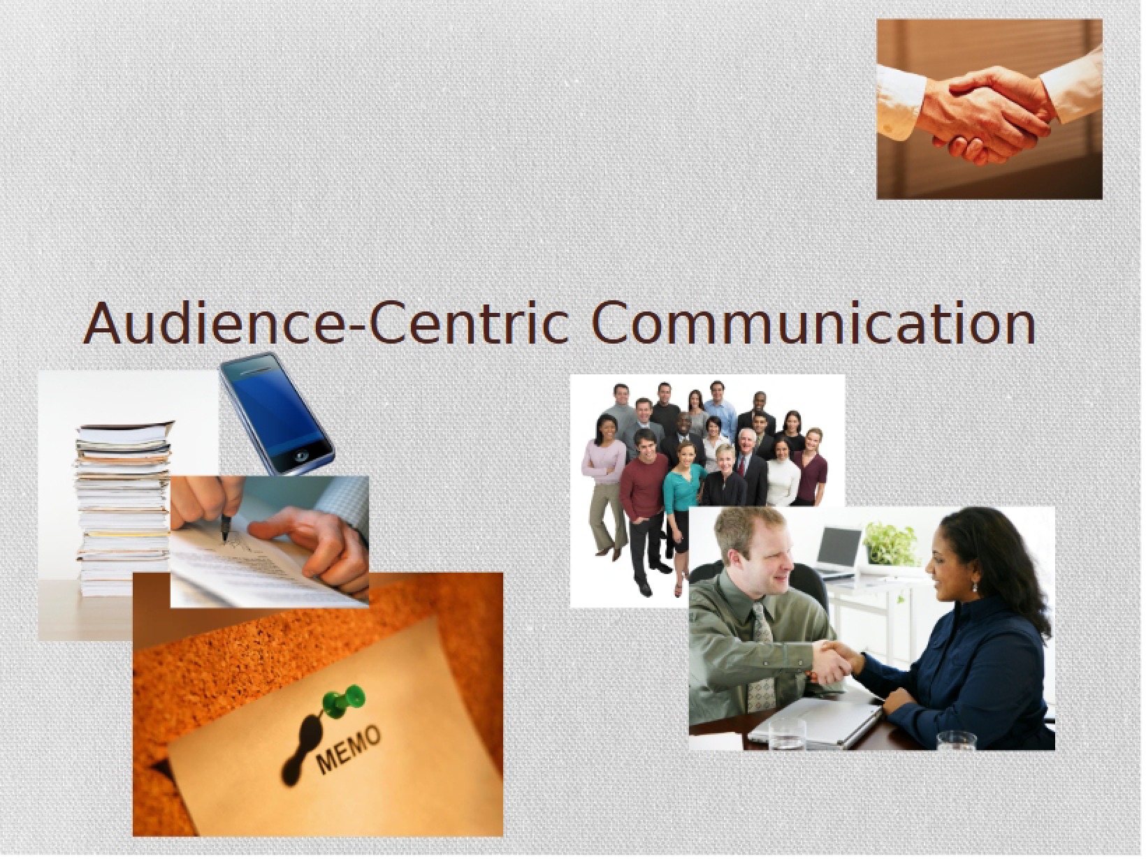 Communication Centered on Audience