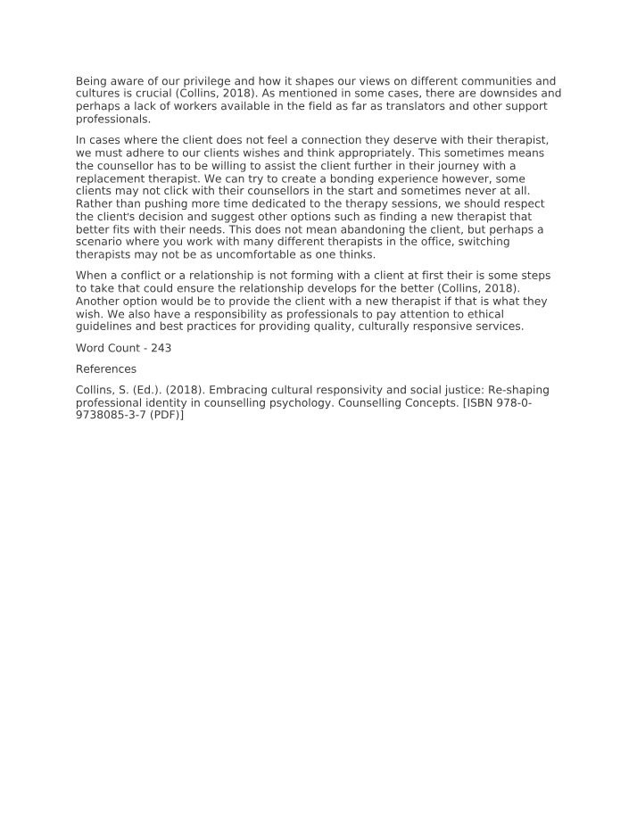 Understanding Privilege in Therapist-Client Relationships