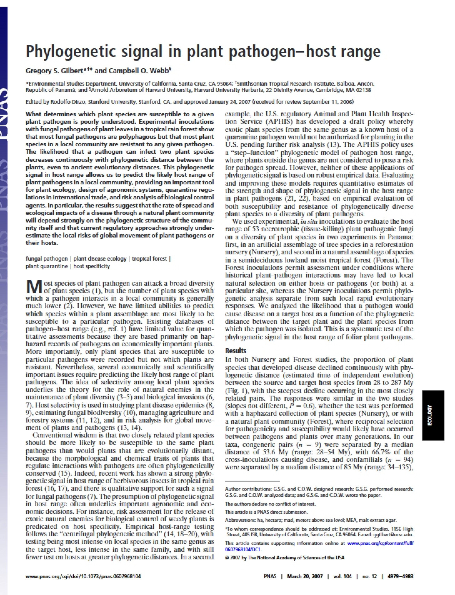 Signal Phylogenetics